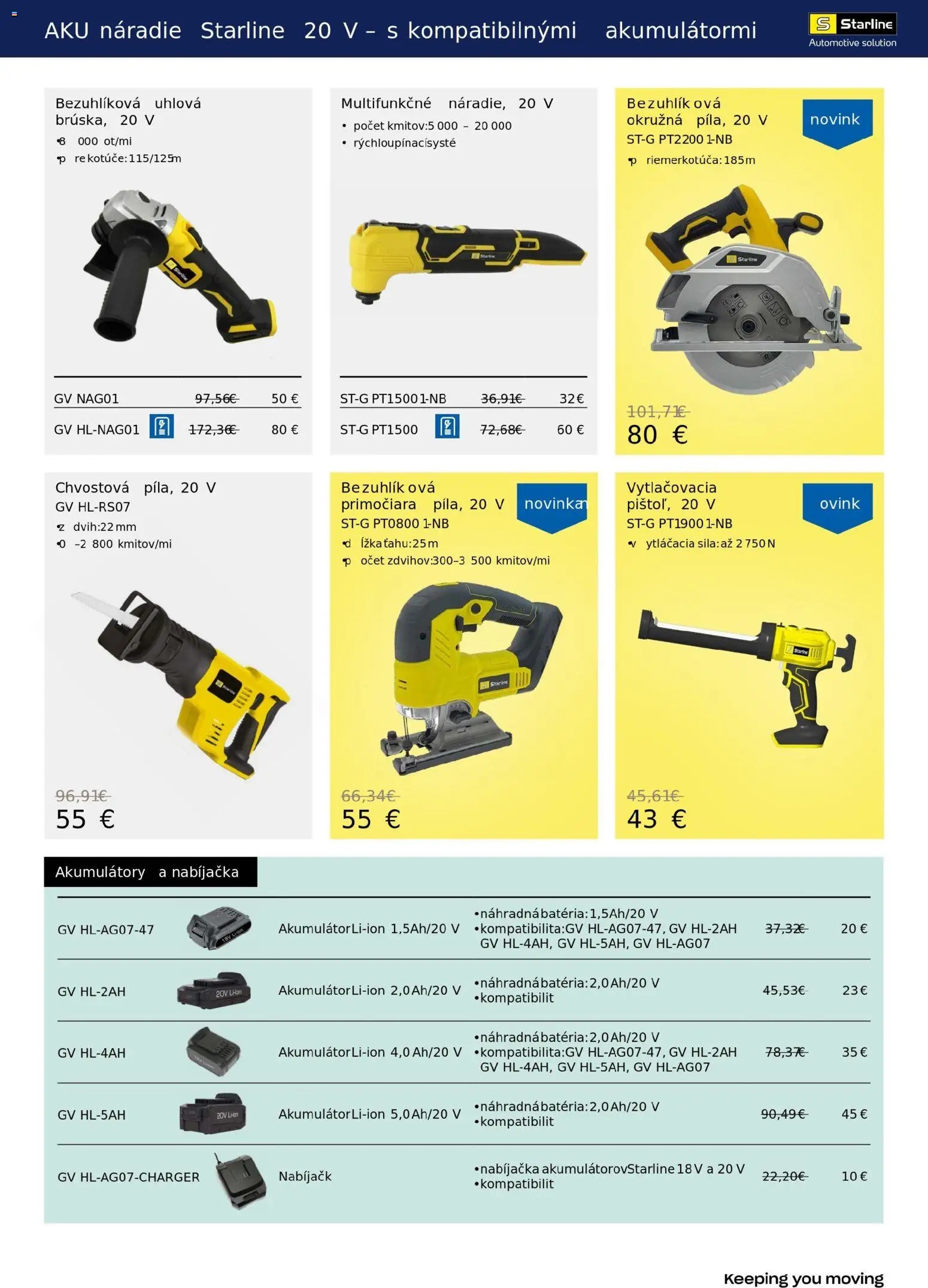 Nové Auto Kelly akcie – leták je platný od 03.11.2025 | Strana: 3 | Produkty: Aku náradie, Náradie, Nabíjačka, Aku