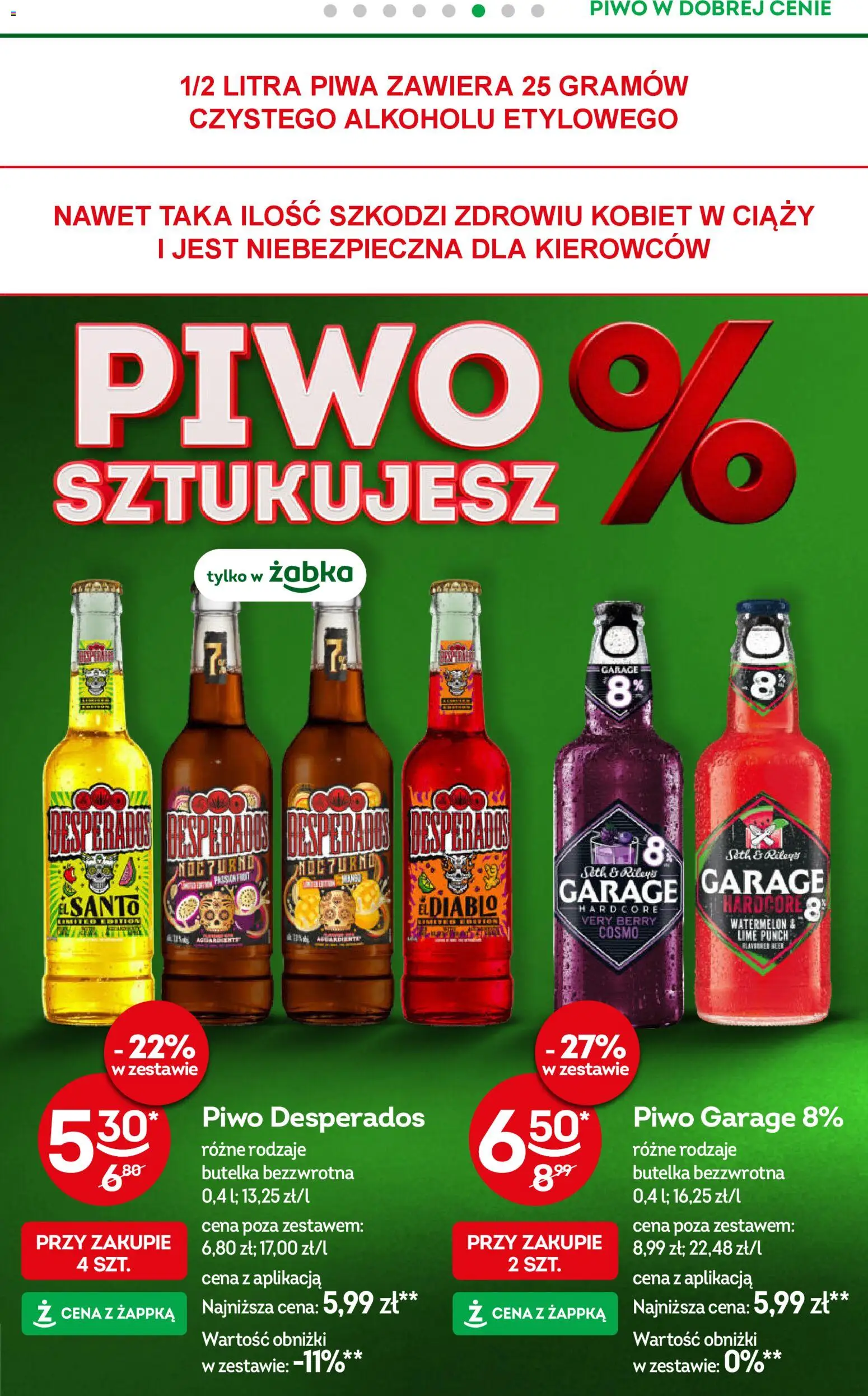 Żabka gazetka od 08.04.2026 | Strona: 42 | Produkty: Piwo Desperados, Piwo