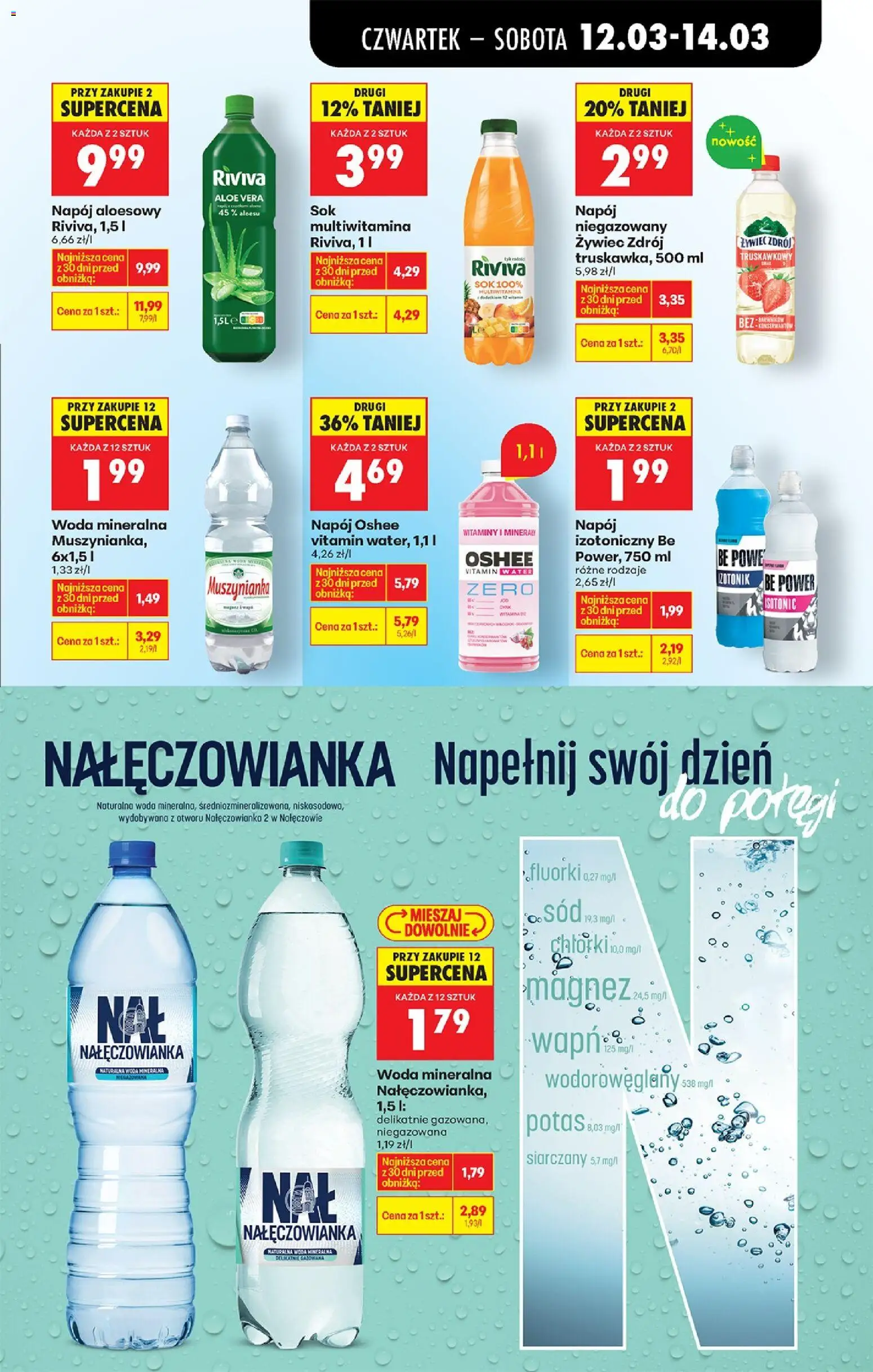 Biedronka Polsko leták - Codziennie niskie ceny od 12.03.2026 | Strana: 69 | Produkty: Minerály, Aloe vera