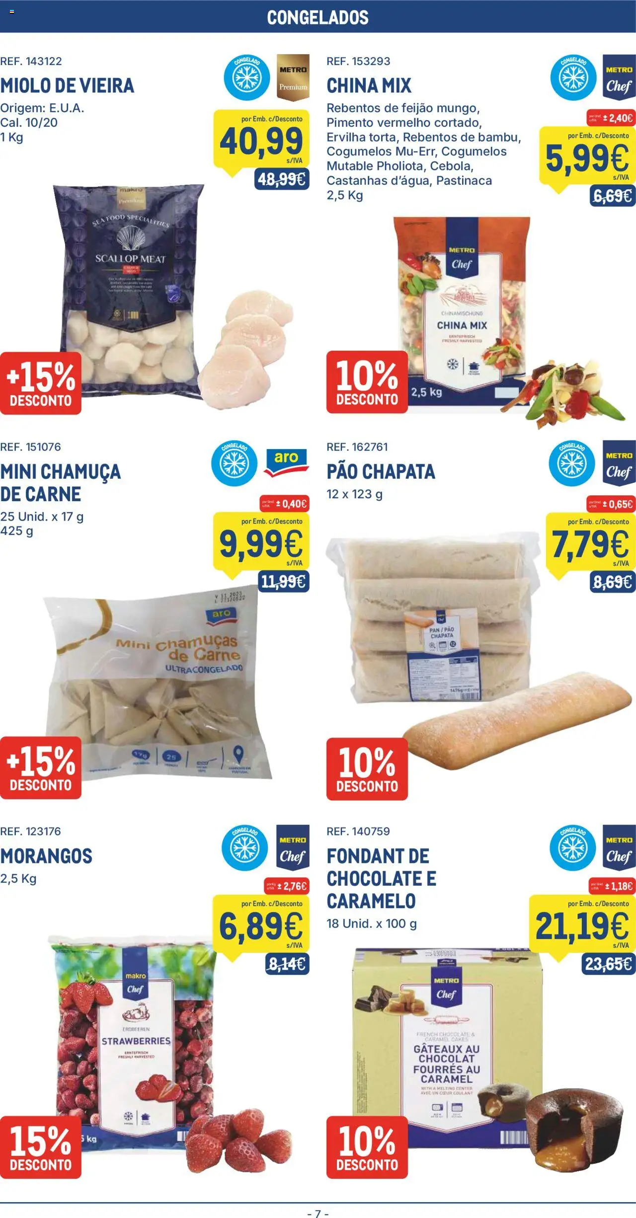 Makro folheto │ válido de 12.08.2025 | Página: 7 | Produtos: Castanhas, Pão, Chocolate, Cogumelos