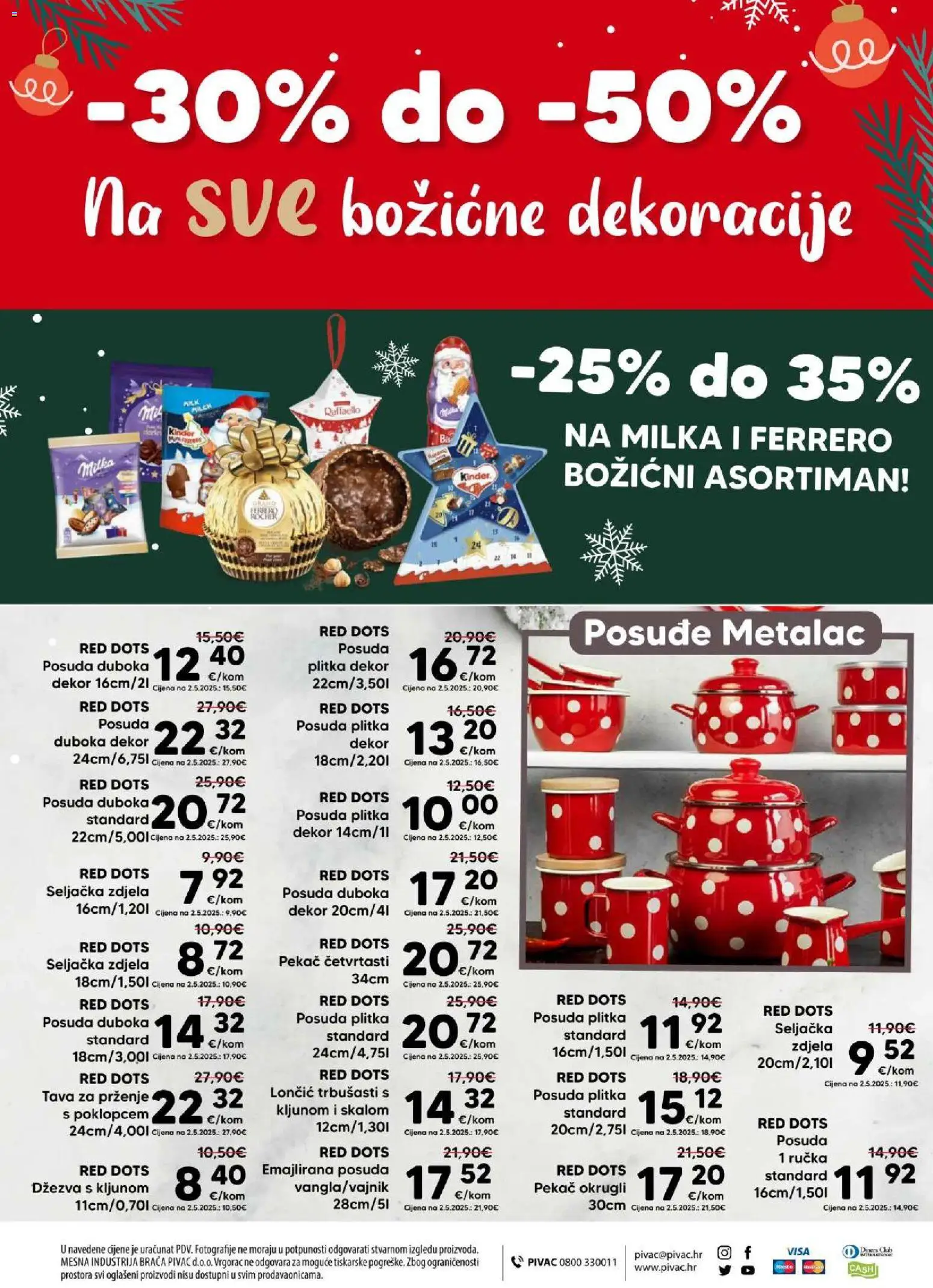 Pivac katalog | vrijedi od 15.12.2025 | Stranica: 20 | Proizvodi: Milka, Dzezva, Tava, Zdjela