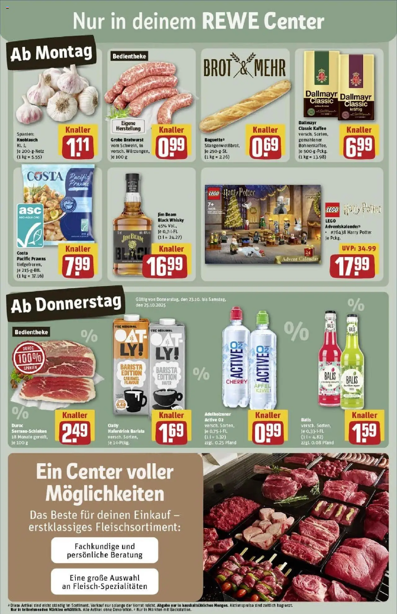 Rewe prospekt Bielefeld	 – gültig ab 19.10.2025 | Seite: 5 | Produkte: Jim beam, Bratwurst, Baguette, Haferdrink