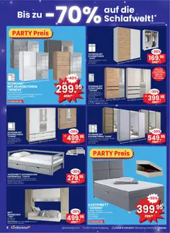 Conforama aktionen ab 11.03.2026 gültig | Seite: 8 | Produkte: Topper, Spiegel, Lattenrost, Bett