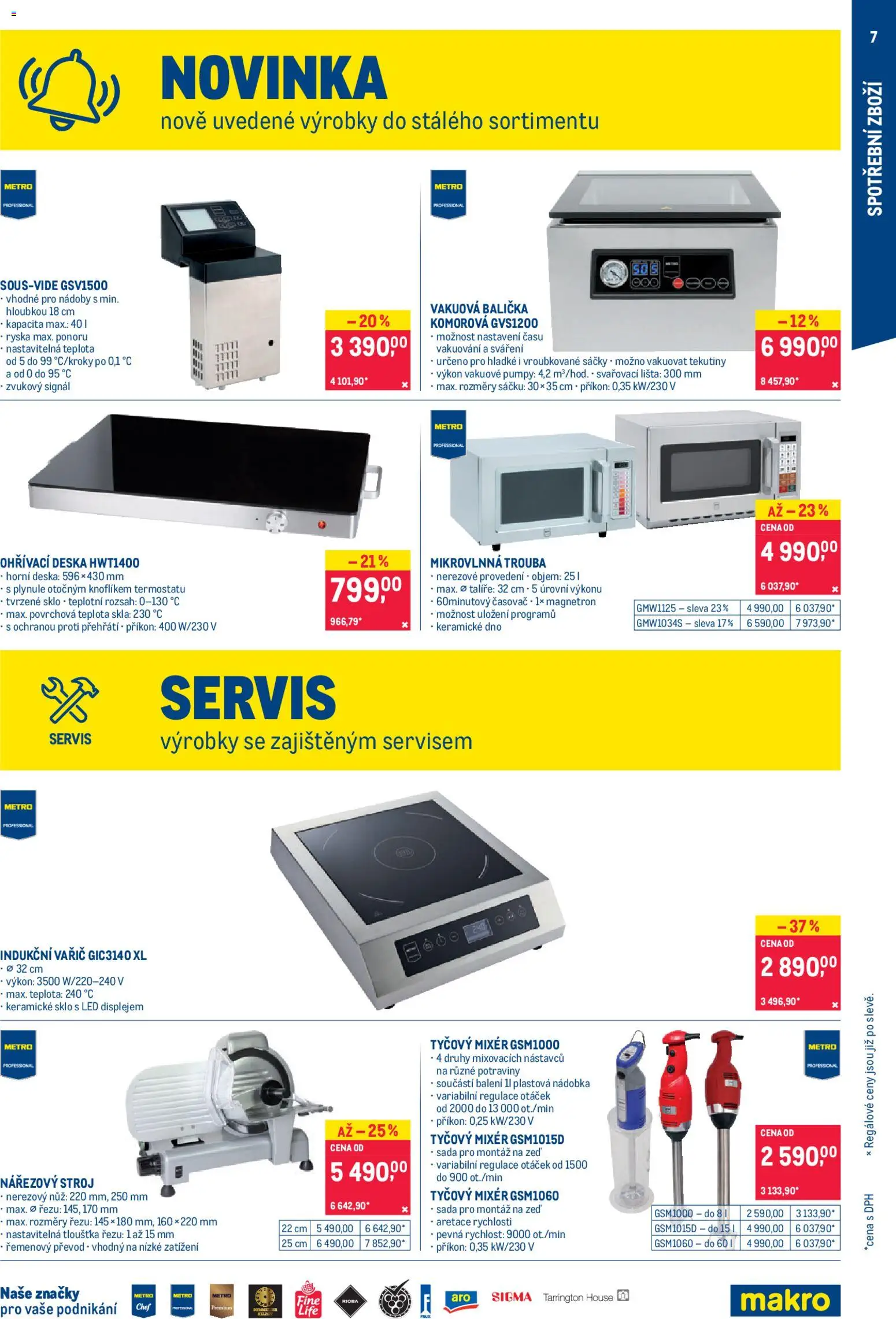 Makro Black Friday od 05.11.2025 | Strana: 7 | Produkty: Talíře, Indukční vařič, Potraviny, LED