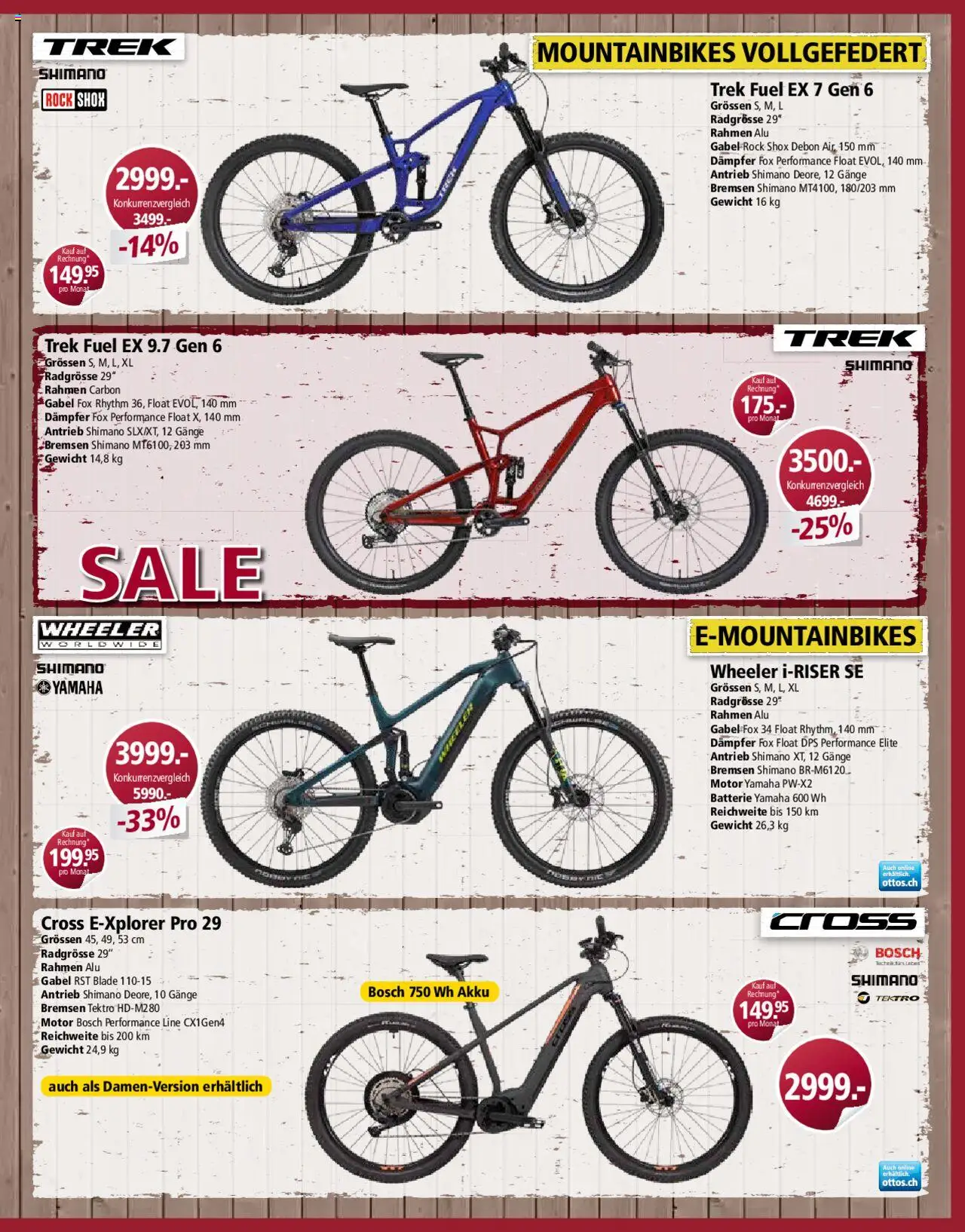 Otto's Aktionen Bike ab 24.03.2025 | Seite: 3 | Produkte: Rock, Batterie, Gewicht, Bosch