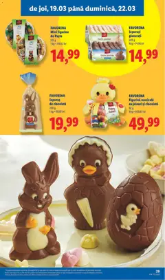 Ofertele Lidl valabile de la 16.03.2026 | Pagină: 29 | Produse: Ciocolată, Paste, Jeleuri