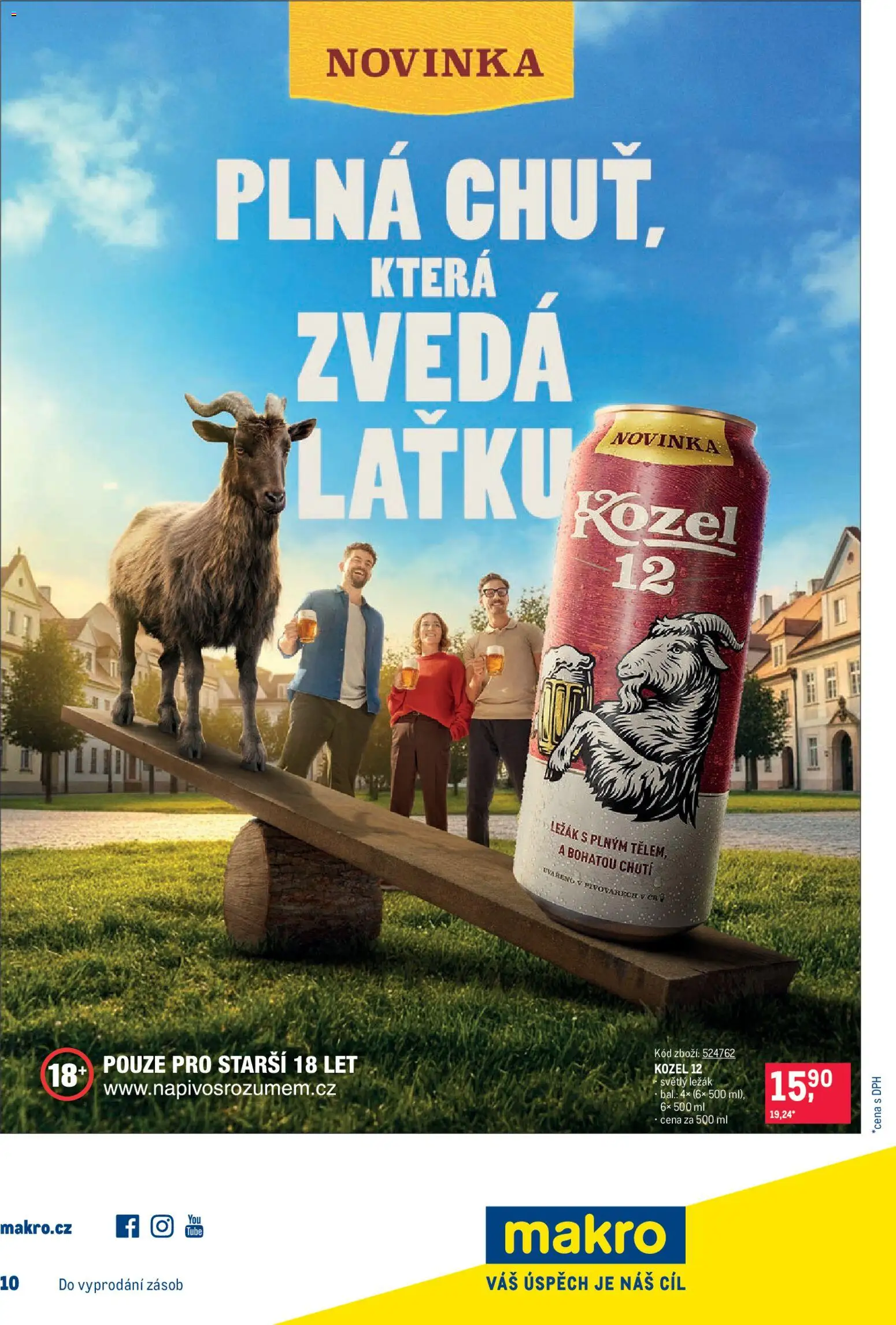 Makro leták - Maloobchod od 22.04.2026 | Strana: 17 | Produkty: Kozel