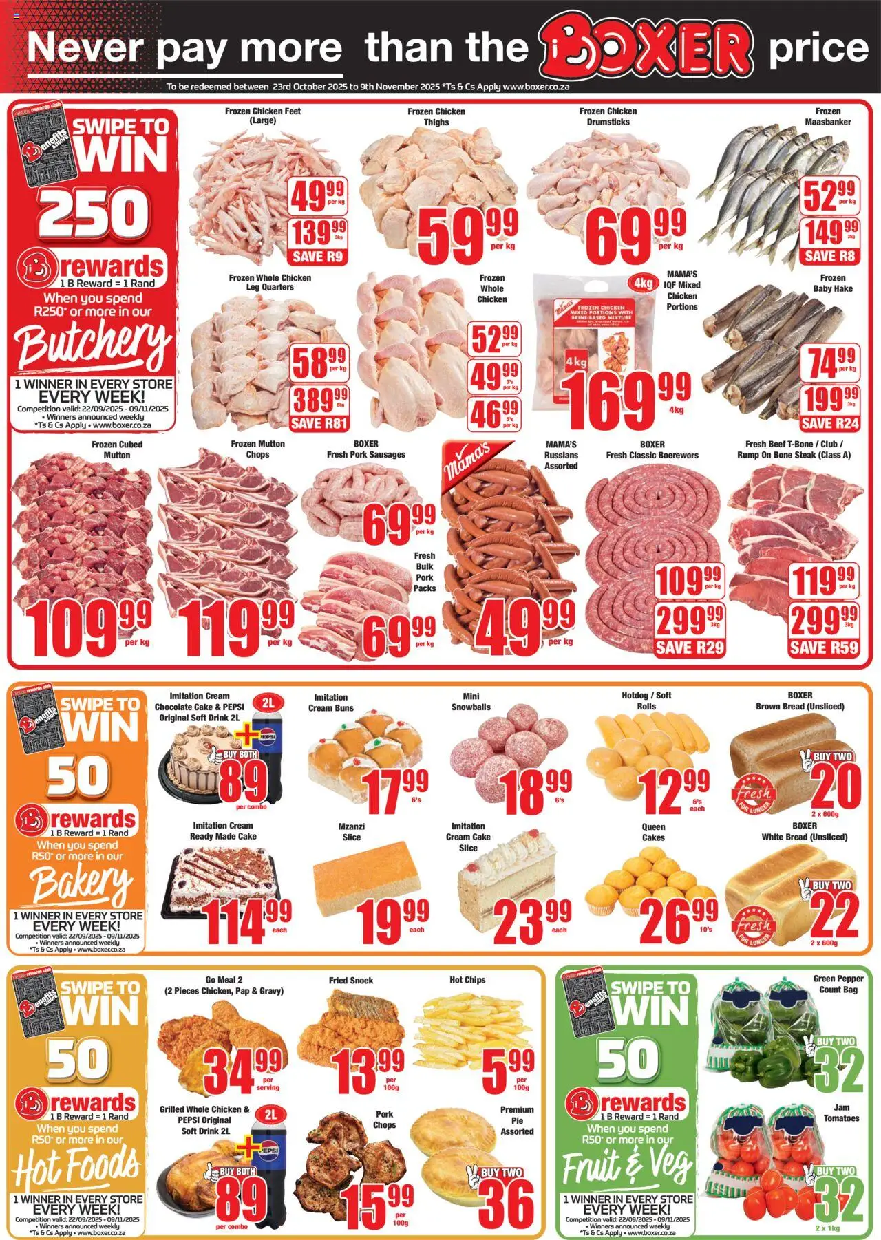 New Boxer catalogue – valid from 09.10.2025 | Page: 2 | Products: Bag, Bakery, Chocolate, Tomatoes
