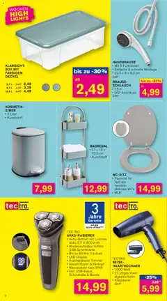 KODi Prospekt 	 – gültig ab 15.09.2025 | Seite: 6 | Produkte: Haartrockner, Box, Badregal, Bürste