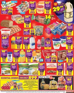 Shoprite specials catalogue – valid from 20.11.2025 | Page: 3 | Products: Bag, Cheese, Margarine, Juice