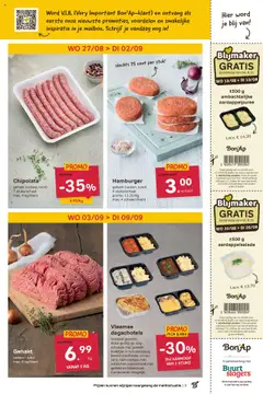  | Pagina: 3 | Producten: Gehakt, Hamburger, Chipolata, Schaal