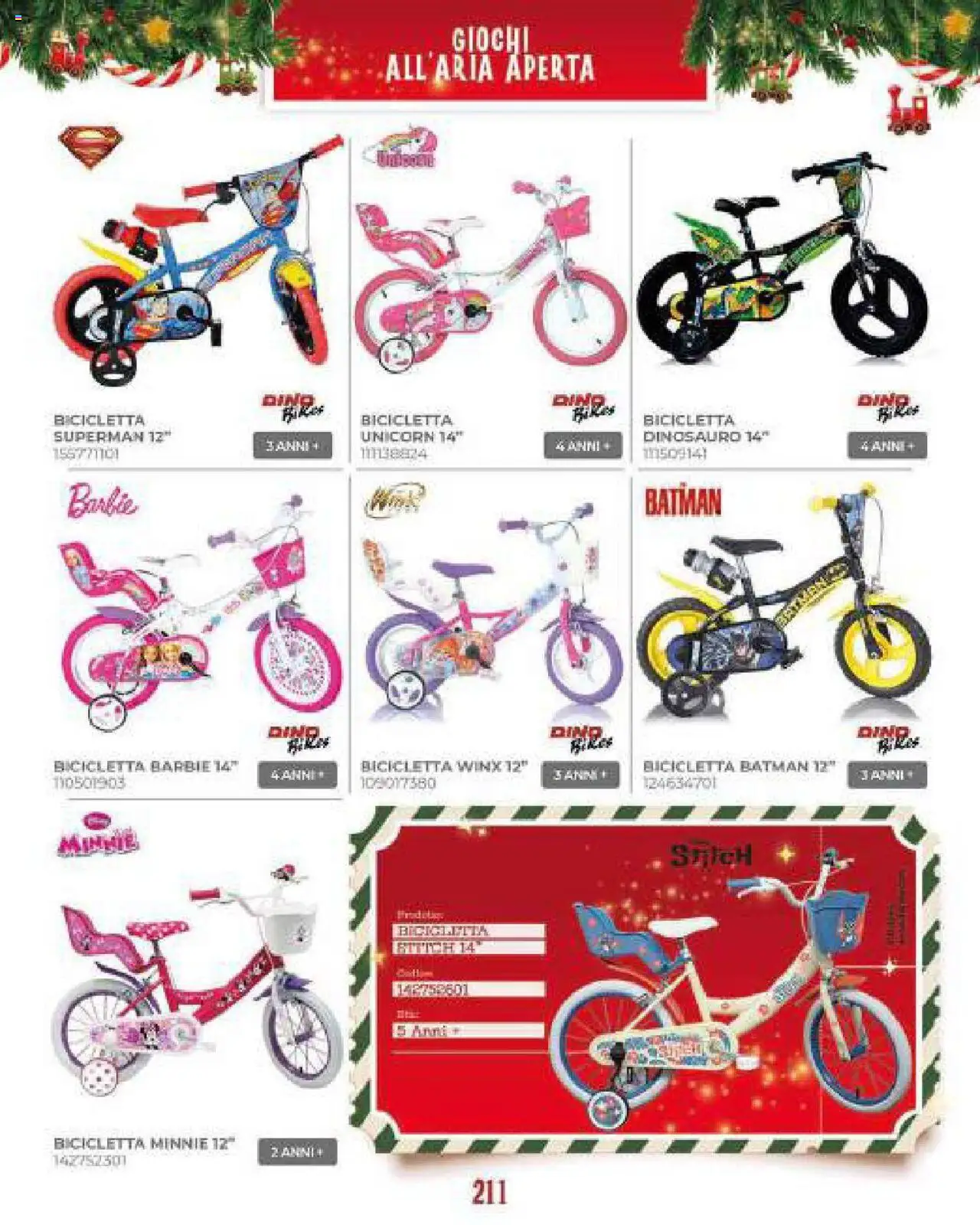 Volantino Toys Center del 19.10.2025 | Pagina: 213 | Prodotti: Bicicletta