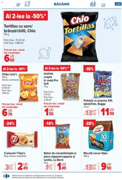 Catalog Carrefour – valabil de la 09.07.2025 | Pagină: 34 | Produse: Arahide, Cacao, Biscuiți, Sare