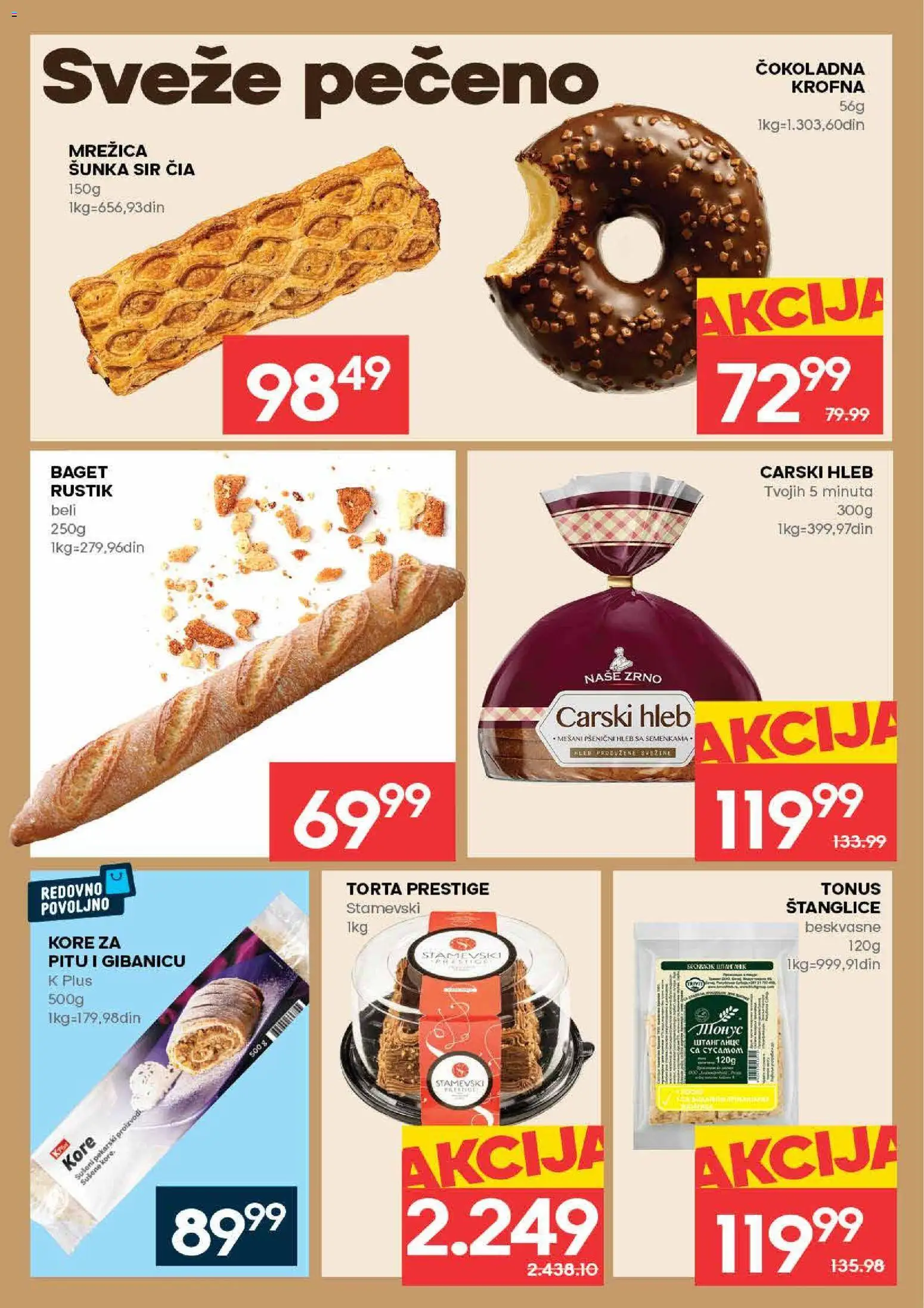 Idea katalog - važi od 26.02.2026 | Strana: 12 | Proizvode: Sir, Hleb, Šunka, Torta