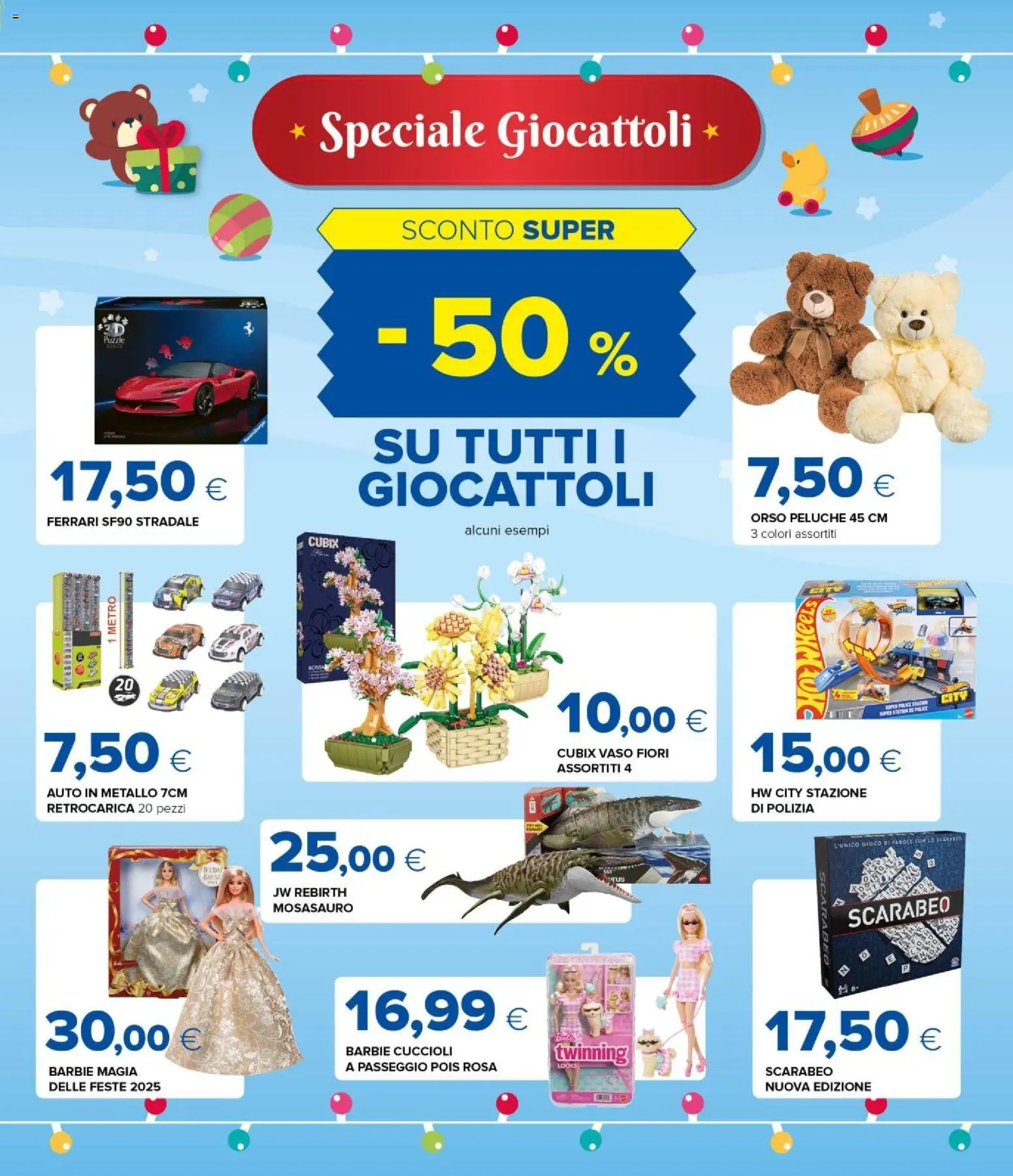 Volantino Oasi del 18.12.2025 | Pagina: 9 | Prodotti: Peluche, Vaso