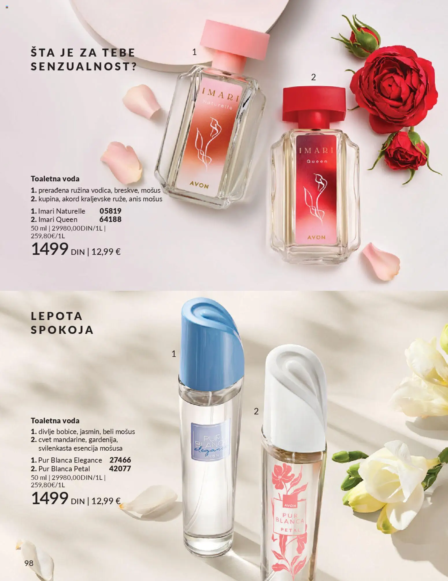 AVON katalog - važi od 01.02.2026 | Strana: 104 | Proizvode: Toaletna voda, Voda, Lego