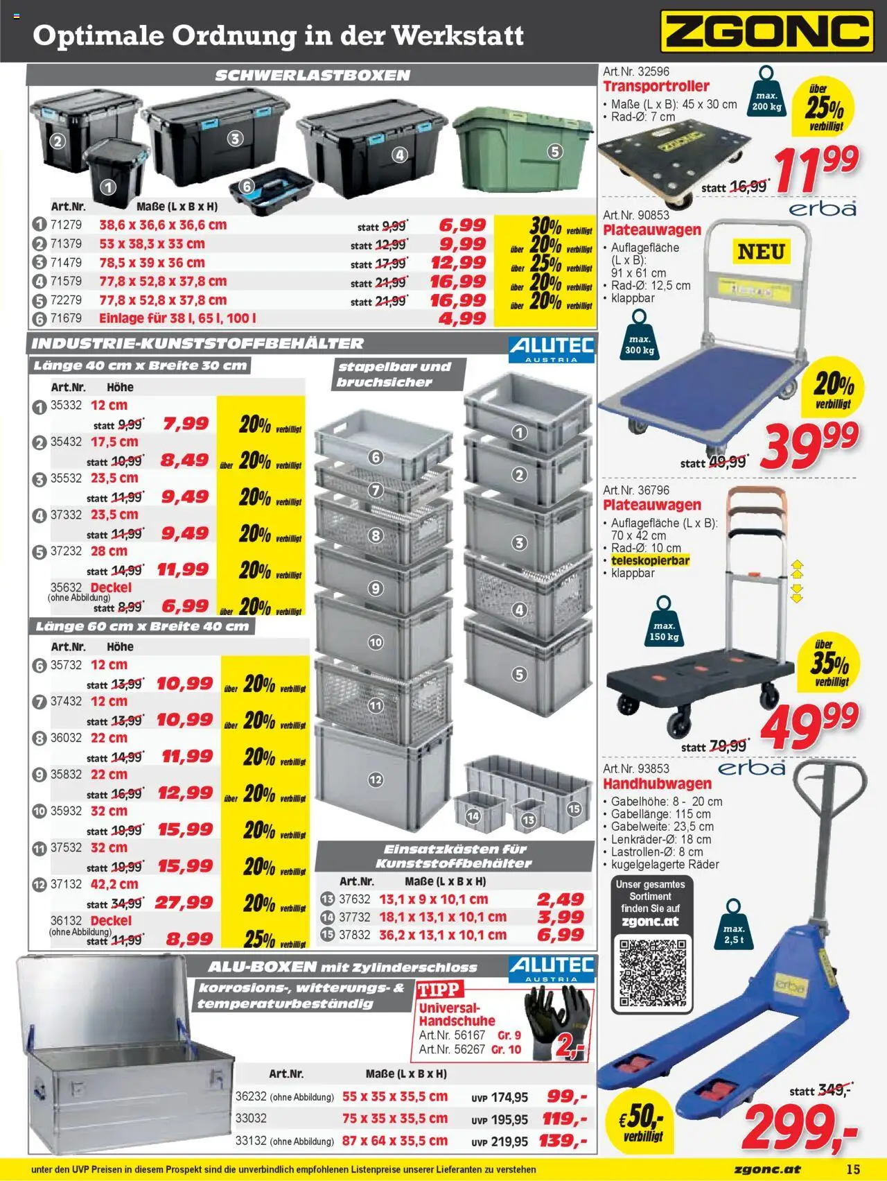 Zgonc - Flugblatt Oktober II 2025 gültig ab 15.10.2025 | Seite: 15 | Produkte: Handschuhe