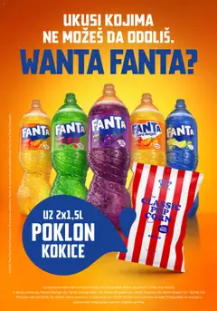 Univerexport wanta Fanta? Uz 2x1,5l poklon kokice - pregled Univerexport kataloga - važi od 16.09.2025
