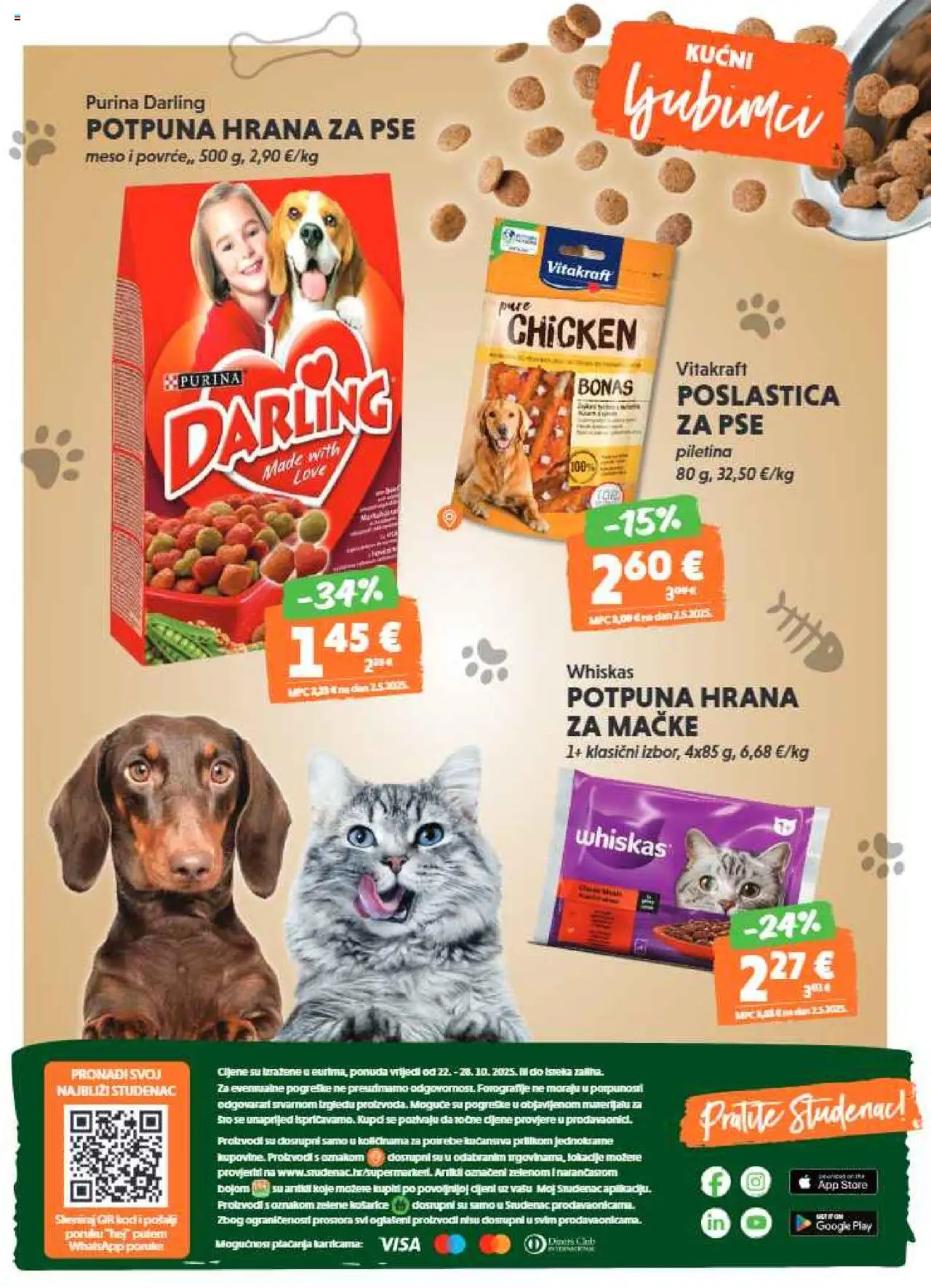 Studenac katalog | vrijedi od 22.10.2025 | Stranica: 37 | Proizvodi: Whiskas, Meso, Piletina, Hrana za mačke
