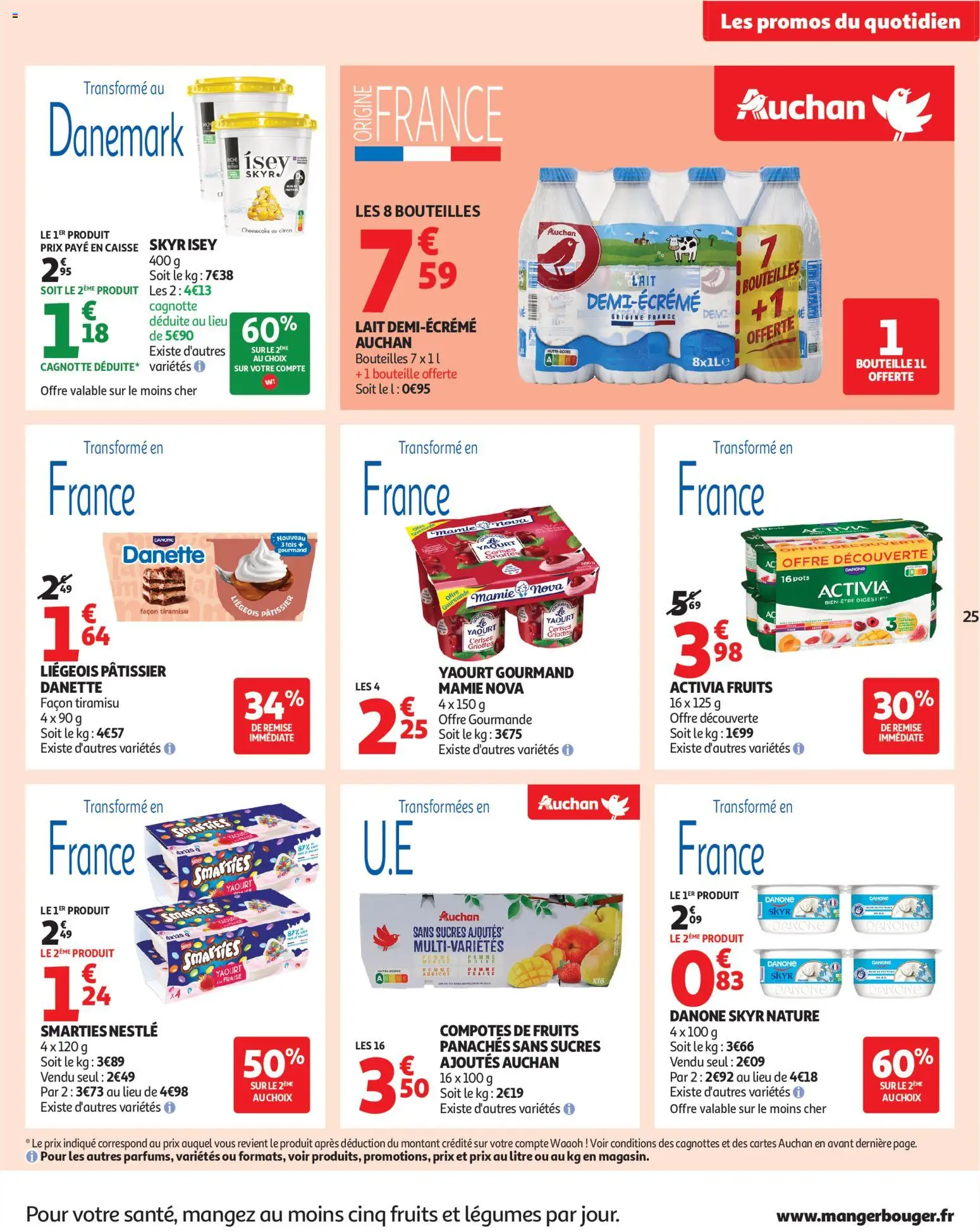 {H1} | Page: 25 | Produits: Cerises, Lait, Yaourt, Skyr