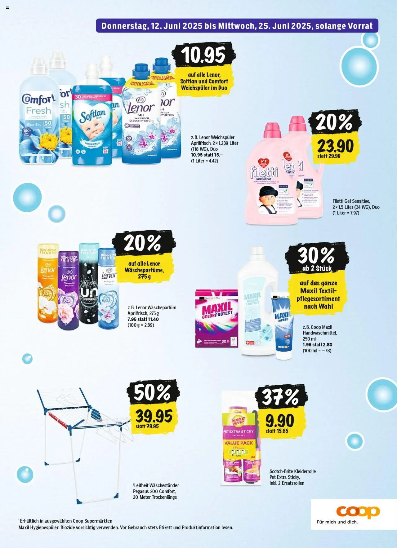 Coop Magazin ab 18.06.2025 | Seite: 75 | Produkte: Weichspüler