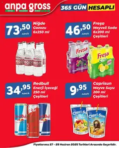 Anpa Gross Hesaplı alışverişin  - 27.06.2025 tarihinden itibaren geçerlidir | Sayfa: 3 | Ürünler: Meyve suyu, Meyve, Soda, Gazlı içecek