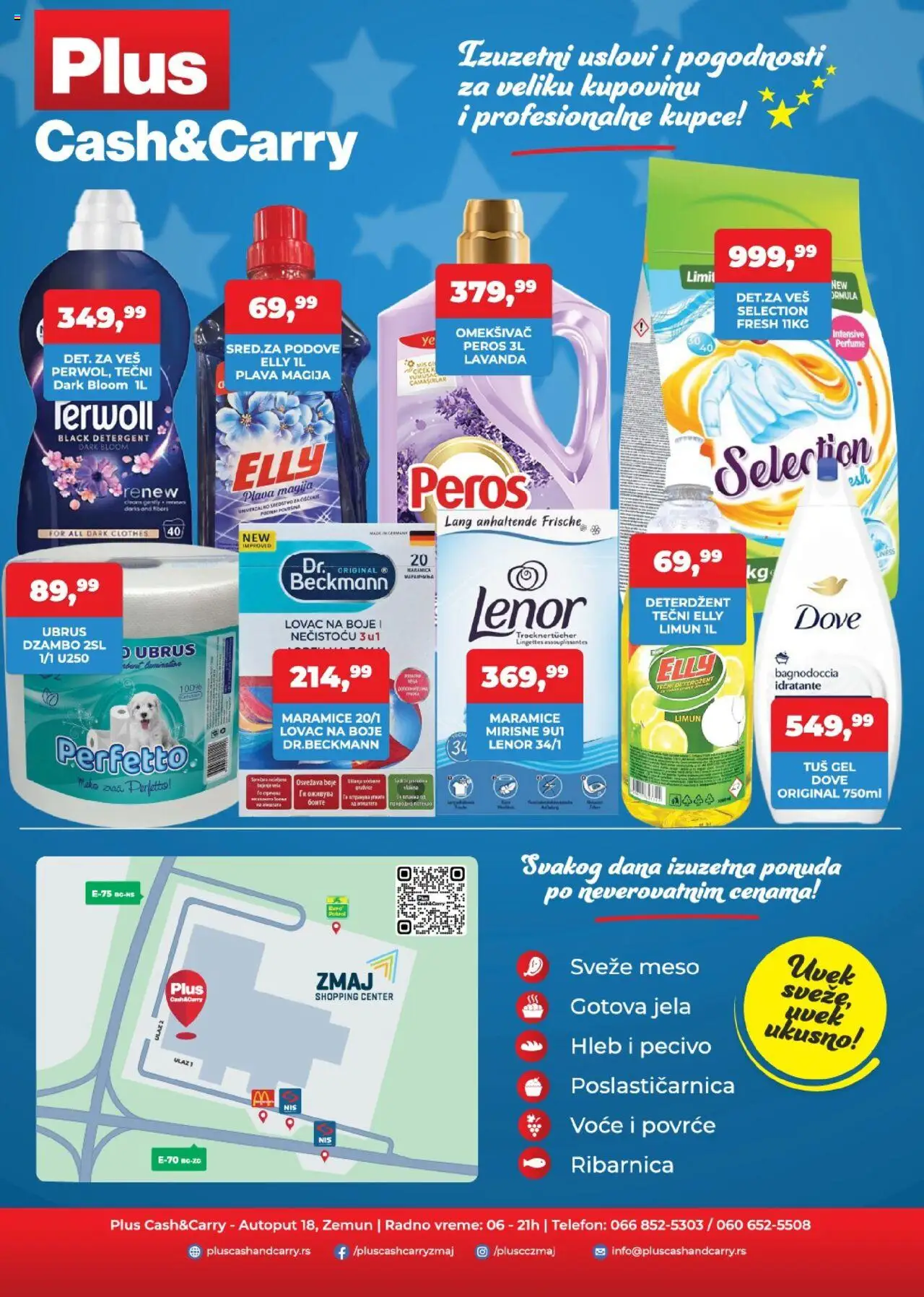 Plus Cash & Carry katalog - važi od 15.08.2025 | Strana: 4 | Proizvode: Deterdžent, Tuš, Pecivo, Limun
