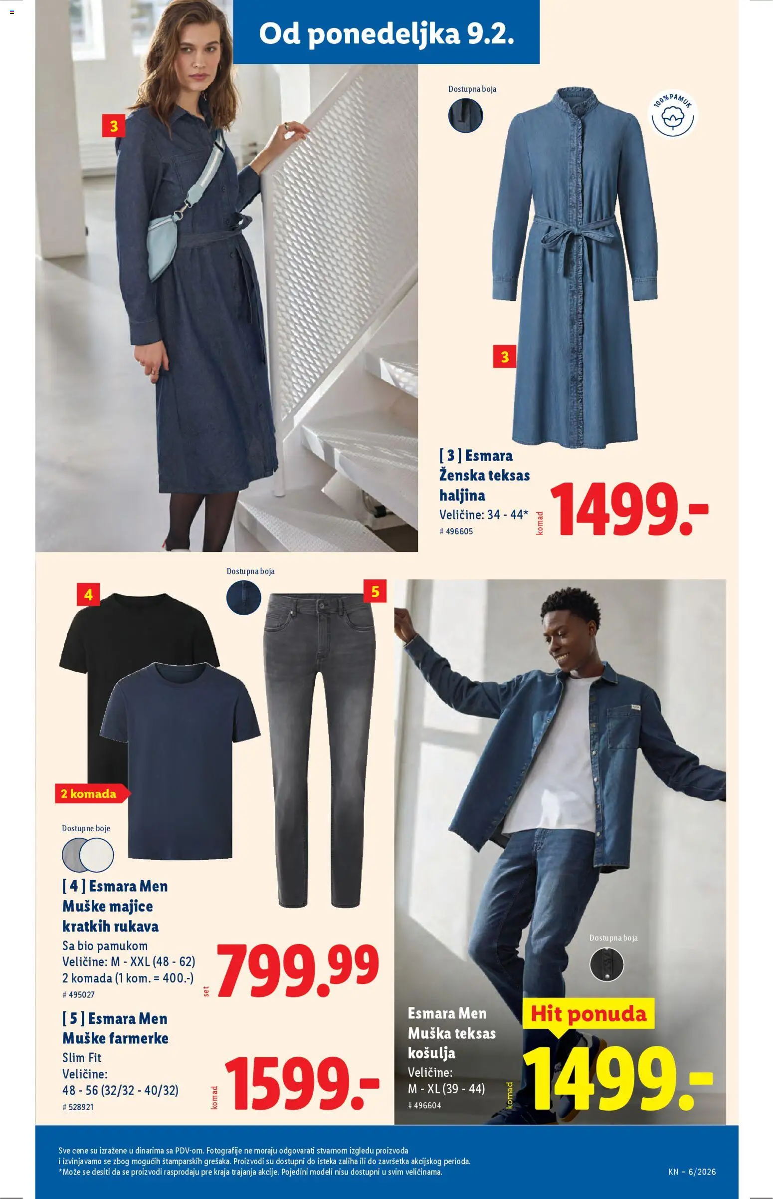 Lidl katalog - važi od 05.02.2026 | Strana: 73 | Proizvode: Haljina, Farmerke, Košulja