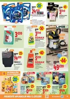 E.leclerc katalog akcije – veljaven od 22.04.2026 | Stran: 41 | Izdelki: Kos, Teletina, Olje, Sesalnik