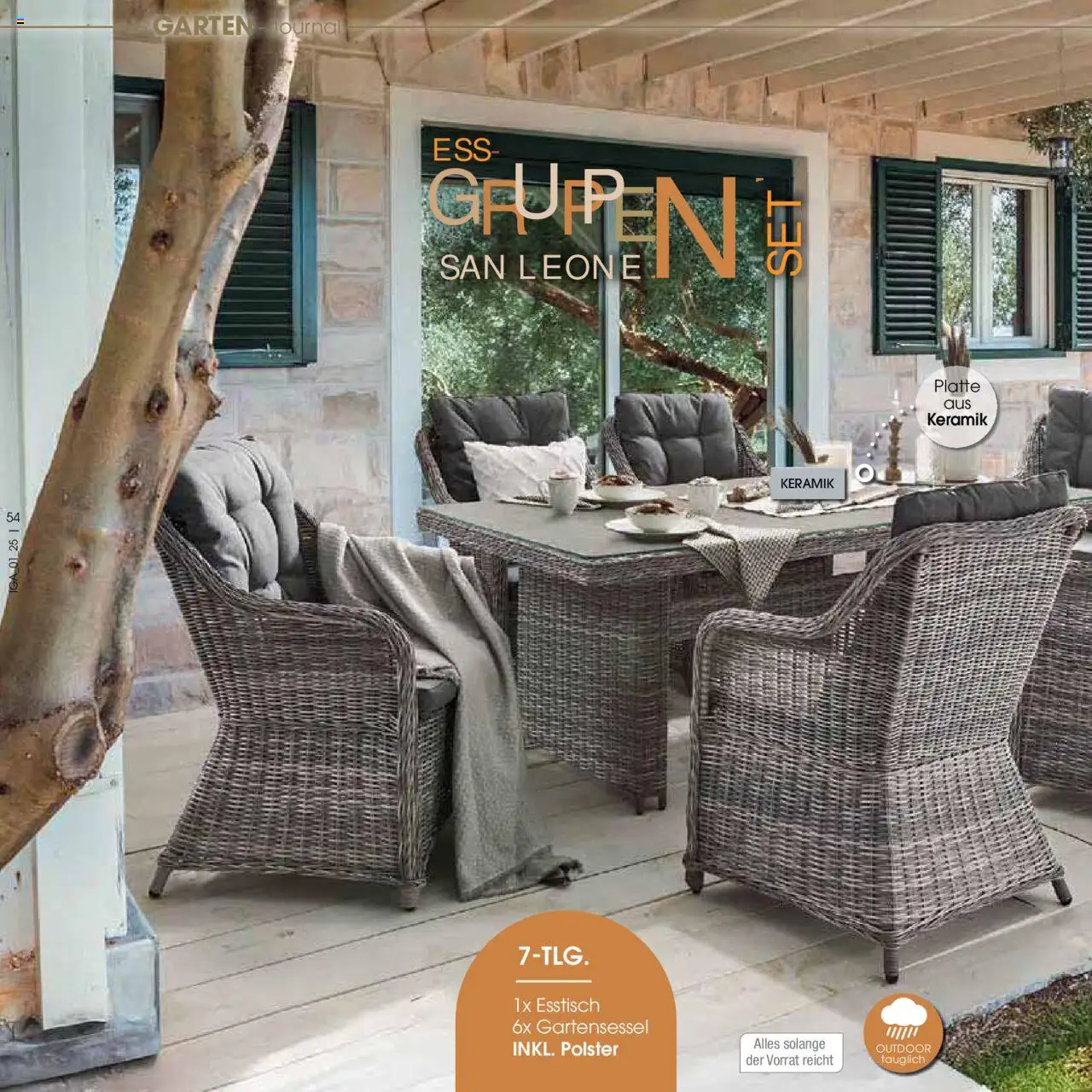 Zurbrüggen Garten Trends 2025 - gültig ab dem 18.02.2025 | Seite: 54 | Produkte: Esstisch