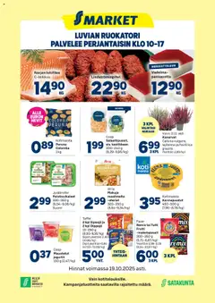 S-market-mainoslehti voimassa 15.10.2025 alkaen