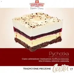 Pogląd oferty "Topaz Gazetka - Ciast" - ważna od 04.06.2025 | Strona: 17 | Produkty: Ciasto, Ciasto czekoladowe