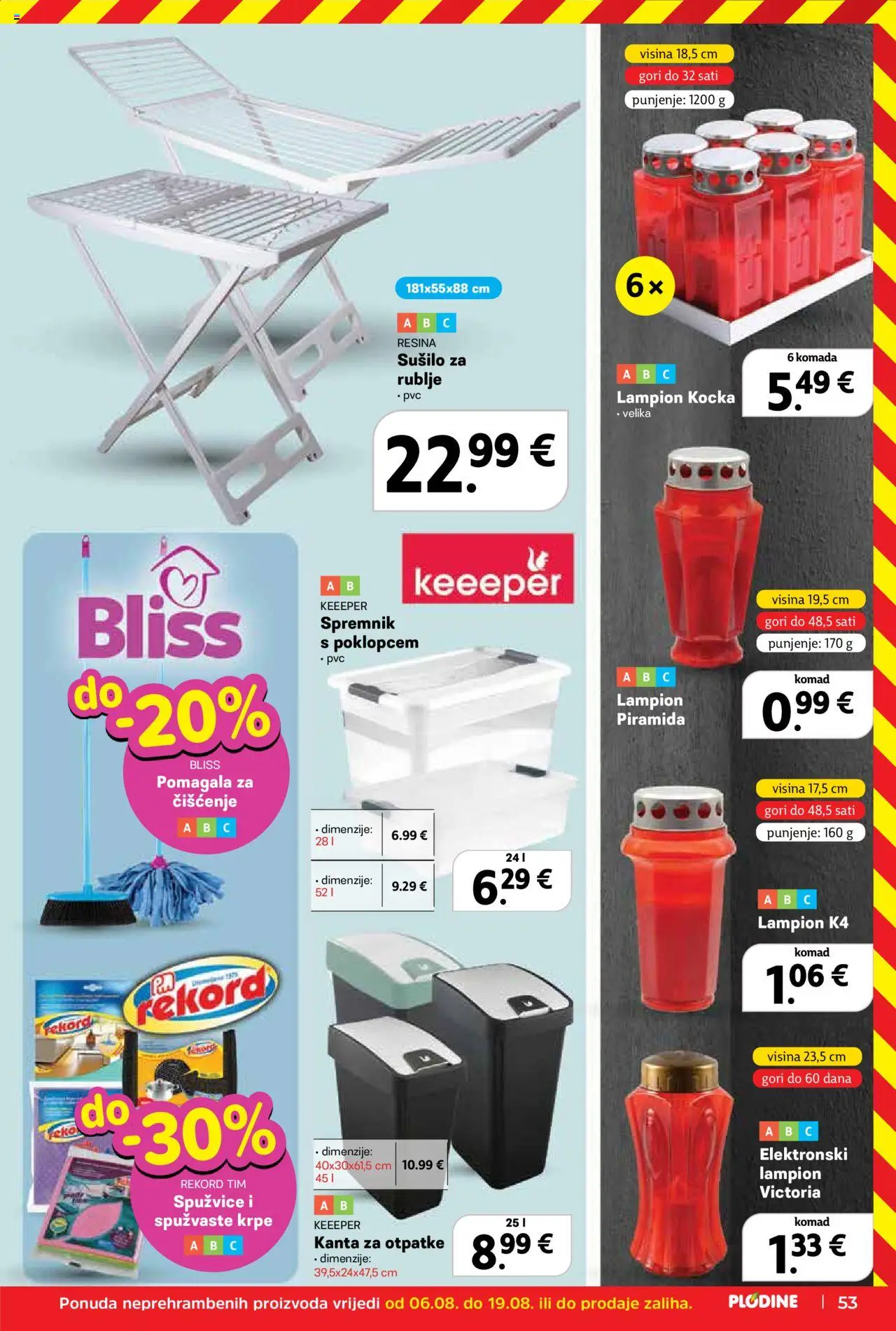 Plodine katalog | vrijedi od 13.08.2025 | Stranica: 53 | Proizvodi: Lampion