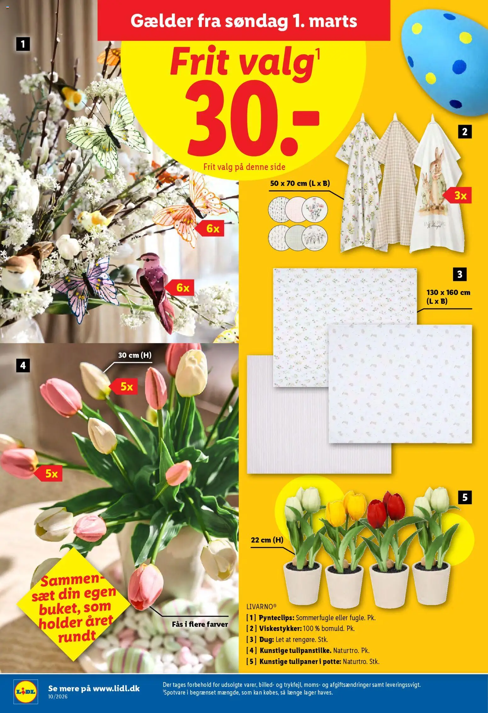 Lidl tilbudsavis – gyldig fra 05.03.2026 | Side: 33 | Produkter: Viskestykker, Søm