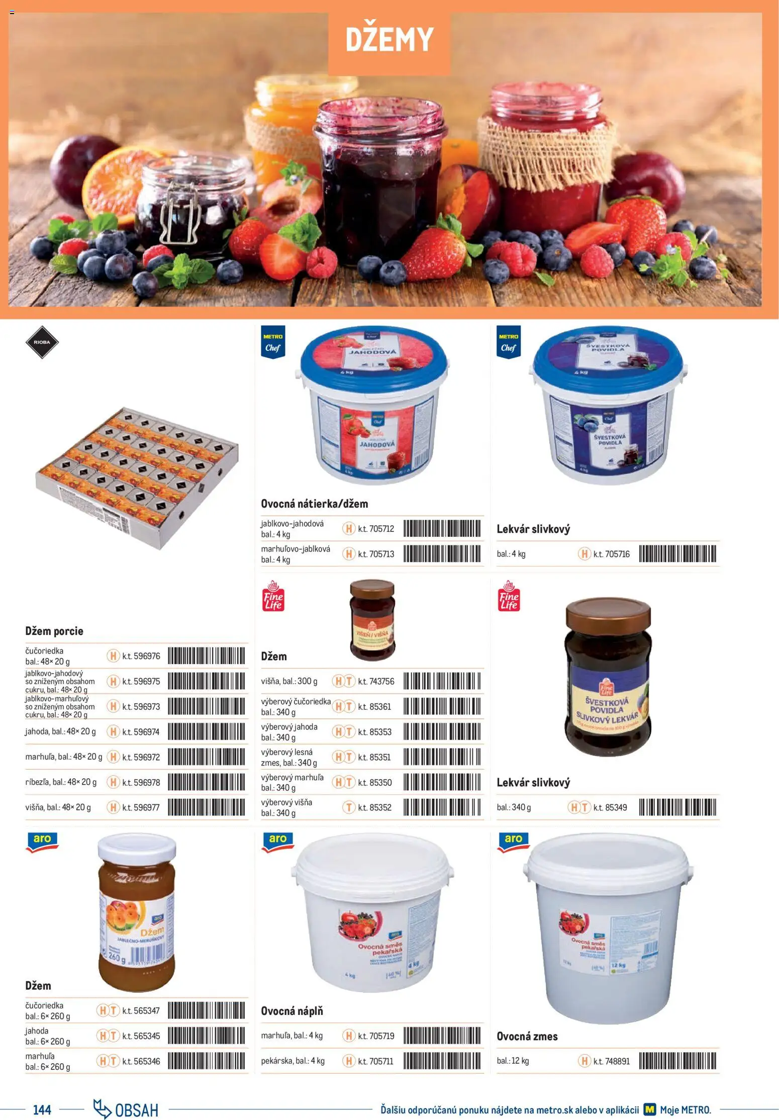 Nové Metro akcie – leták je platný od 01.01.2025 | Strana: 144