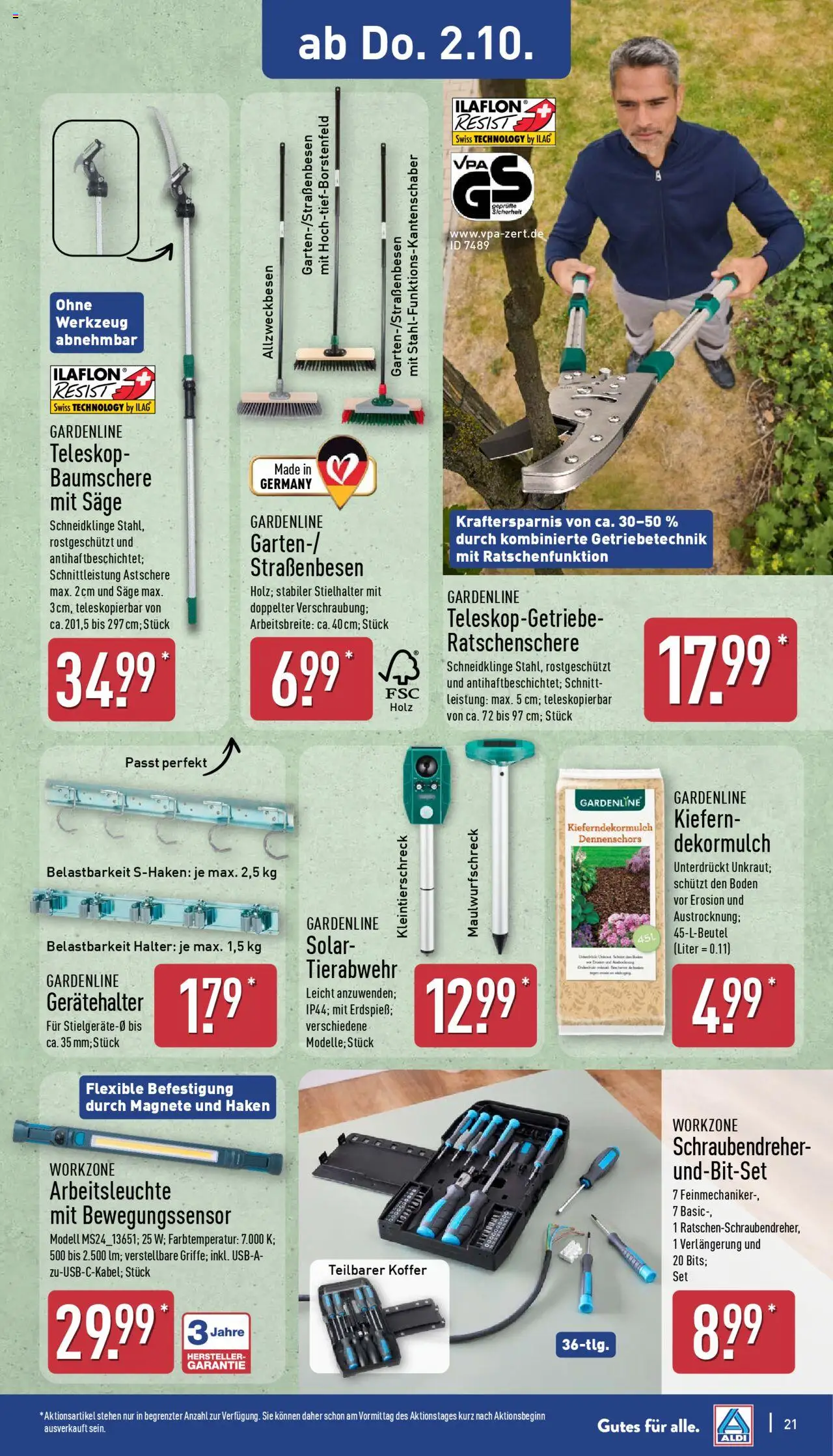 Aldi Prospekt 	 – gültig ab 29.09.2025 | Seite: 21 | Produkte: Koffer