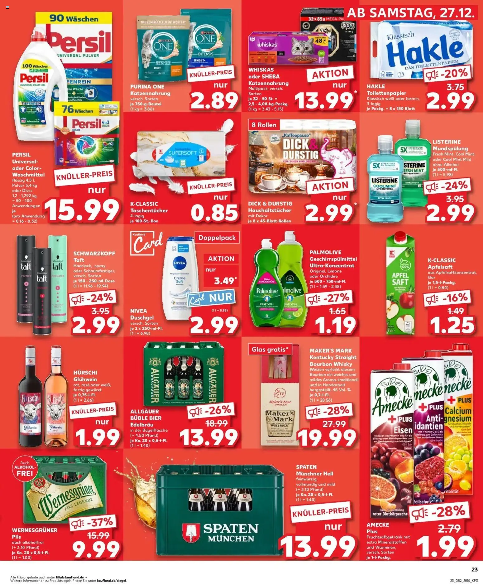 Kaufland prospekt Reichenbach Im Vogtland	 – gültig ab 28.12.2025 | Seite: 23 | Produkte: Orchidee, Apple, Creme, Bourbon