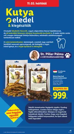 SZÁRÍTOTT PECSENYE- KACSA LÁB, Natural dog food, szárított jutalomfalat, pecsenyekacsaláb. - amely érvényes a következő dátumtól: 30.10.2025 | Oldal: 43