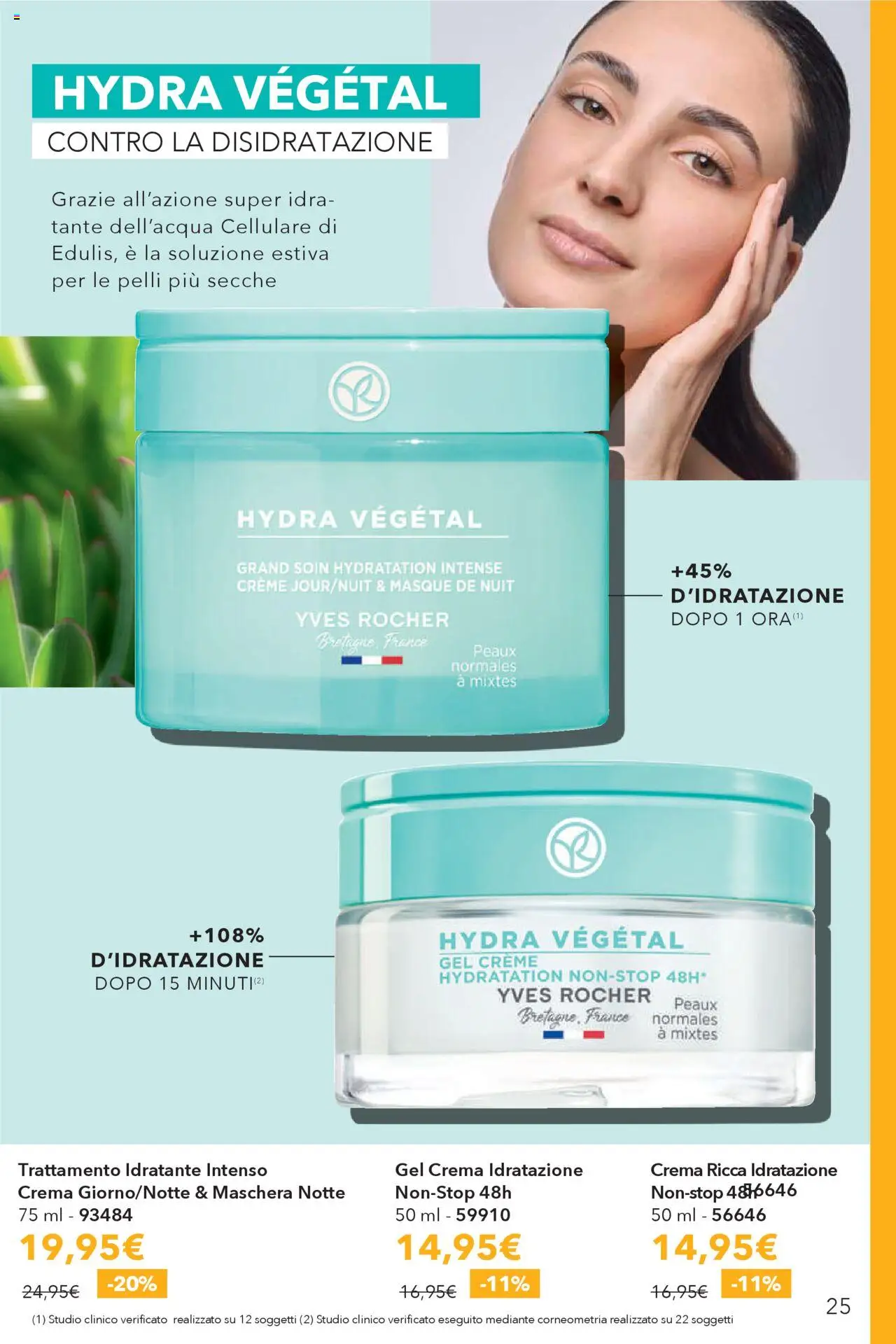 Volantino Yves Rocher del 31.07.2025 | Pagina: 25 | Prodotti: Crema, Maschera, Cellulare
