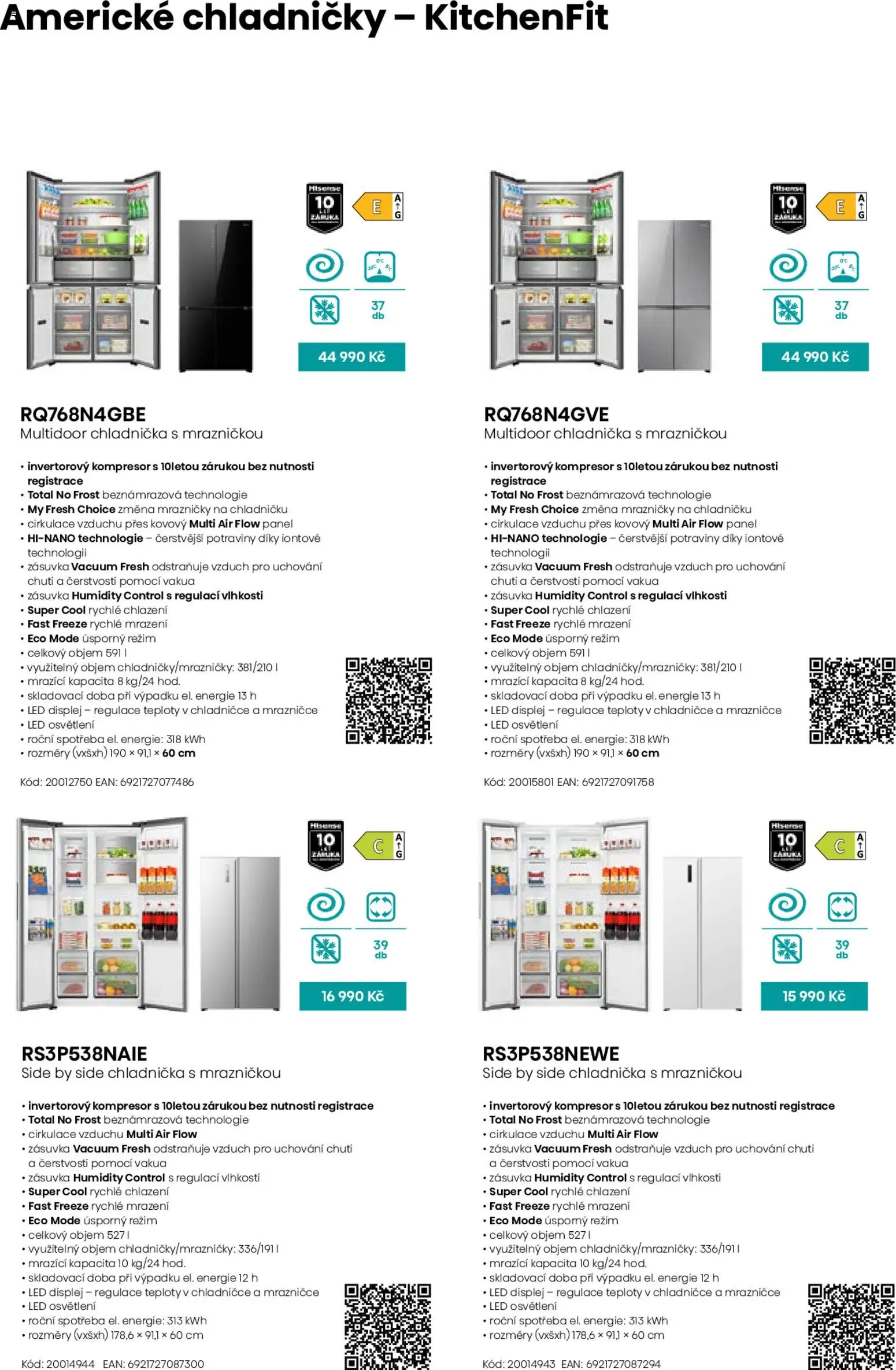 Möbelix leták - Hisense od 01.09.2025 | Strana: 14 | Produkty: Chladnička, Kompresor, Potraviny, Zásuvka