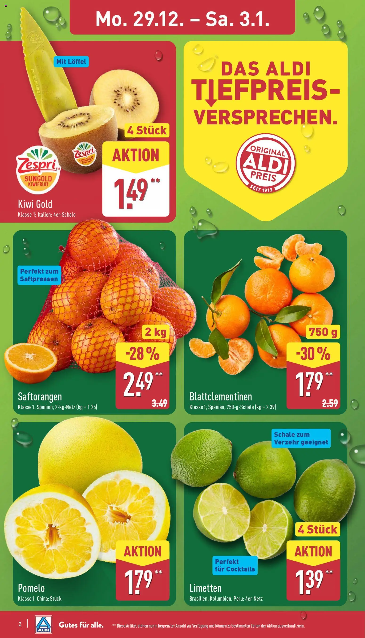 Aldi Prospekt 	 – gültig ab 29.12.2025 | Seite: 2