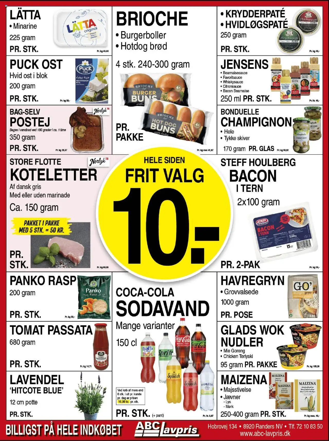 Abc Lavpris Tilbudsavis gyldig fra 20.08.2025 | Side: 3 | Produkter: Champignon, Ost, Koteletter, Fanta
