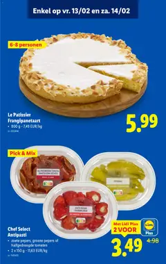 ZOETE PEPERS, POIVRONS DOUX MET VERSE KAAS - AU FROMAGE FRAIS - Voorbeeld van een folder van Lidl, geldig van 11.02.2026 | Pagina: 58