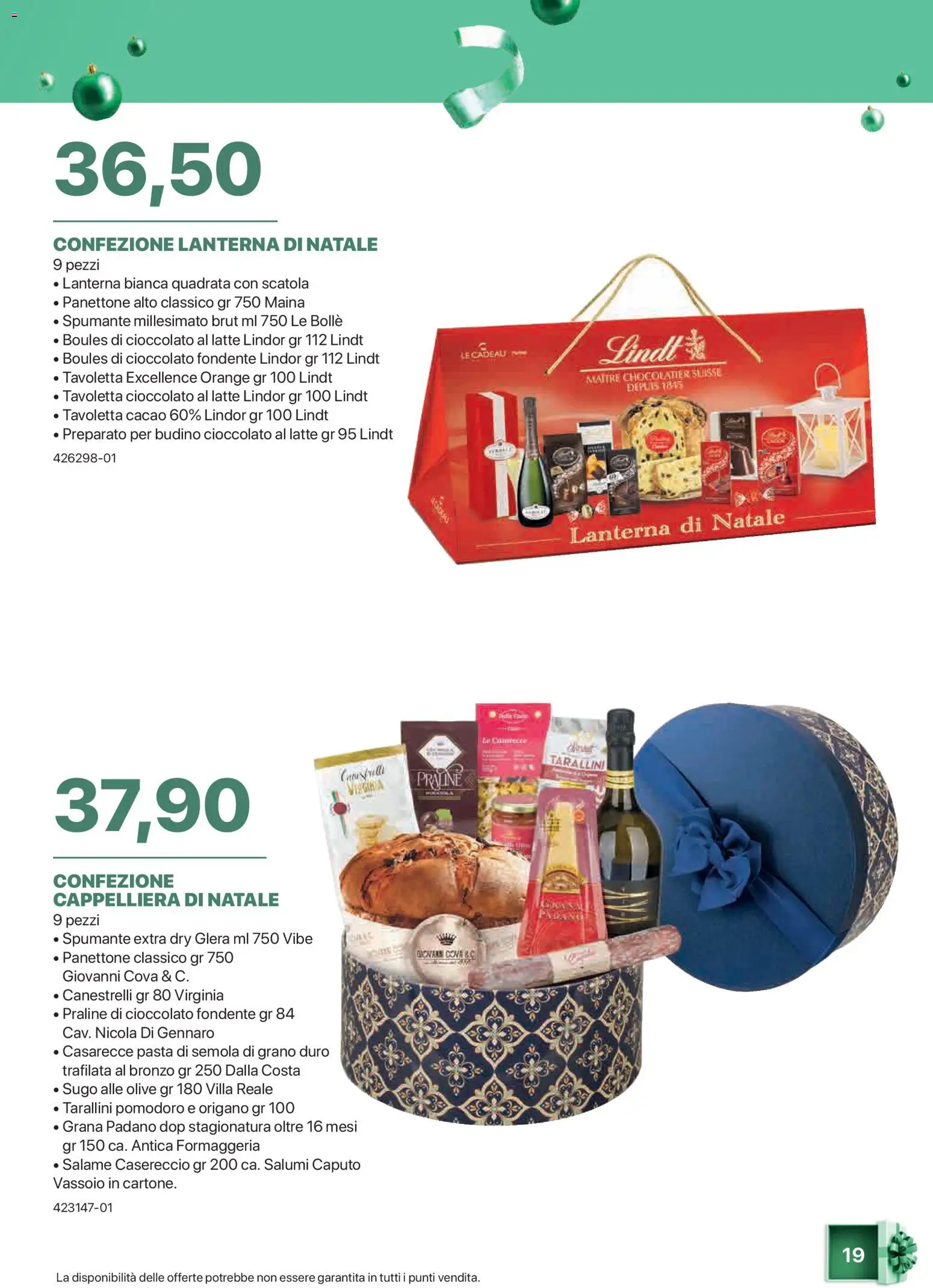 Volantino Sogegross del 05.11.2025 | Pagina: 19 | Prodotti: Olive, Pasta, Spumante, Vassoio