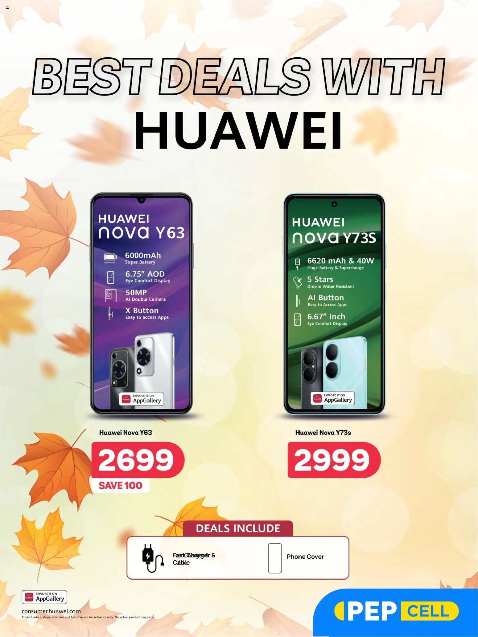 New PEP Stores catalogue – valid from 24.04.2026 | Page: 15 | Products: Cover, Phone, Camera, Water