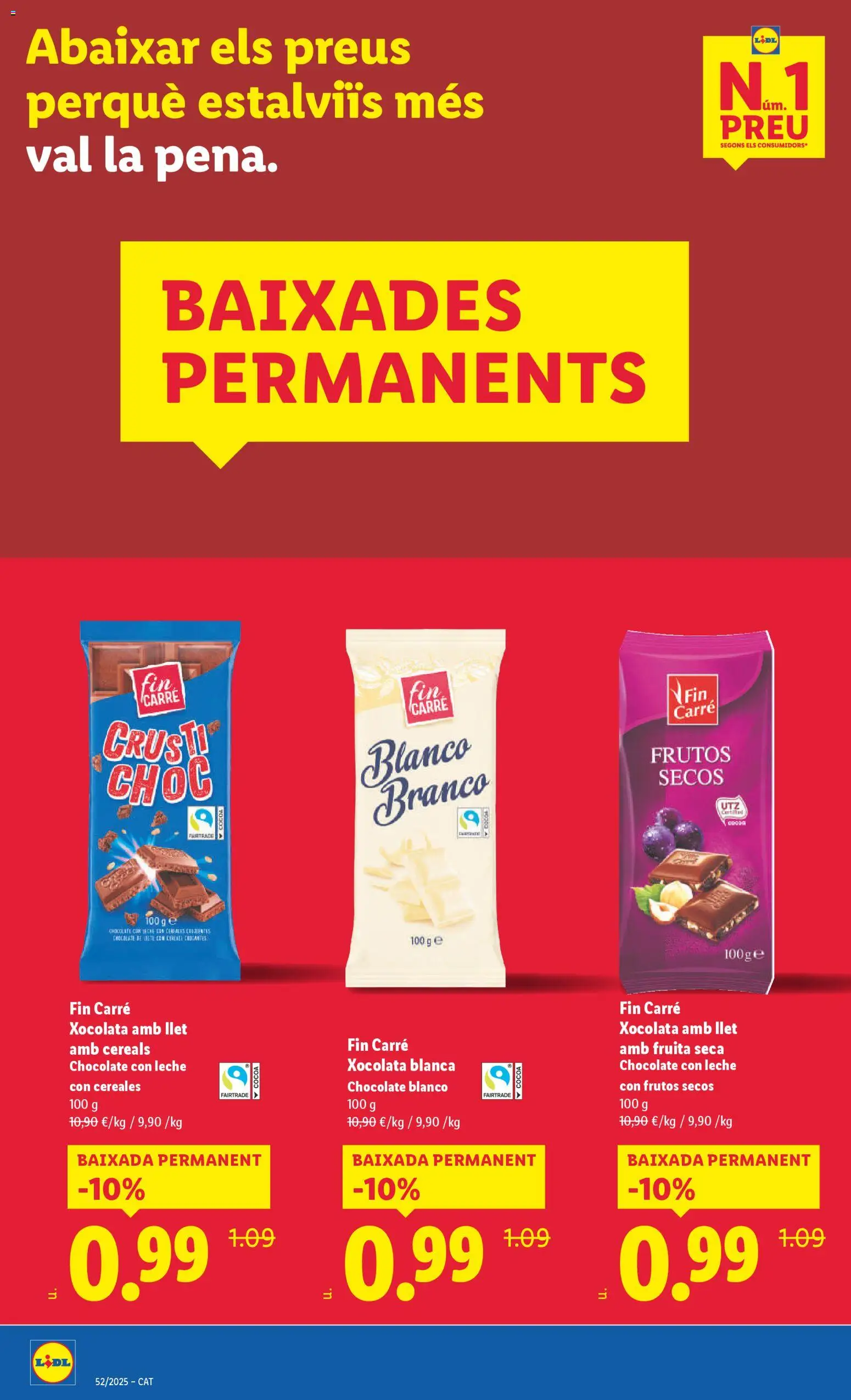 Lidl folleto │ válido desde el 22.12.2025 | Página: 32 | Productos: Leche, Chocolate, Frutos secos, Chocolate con leche