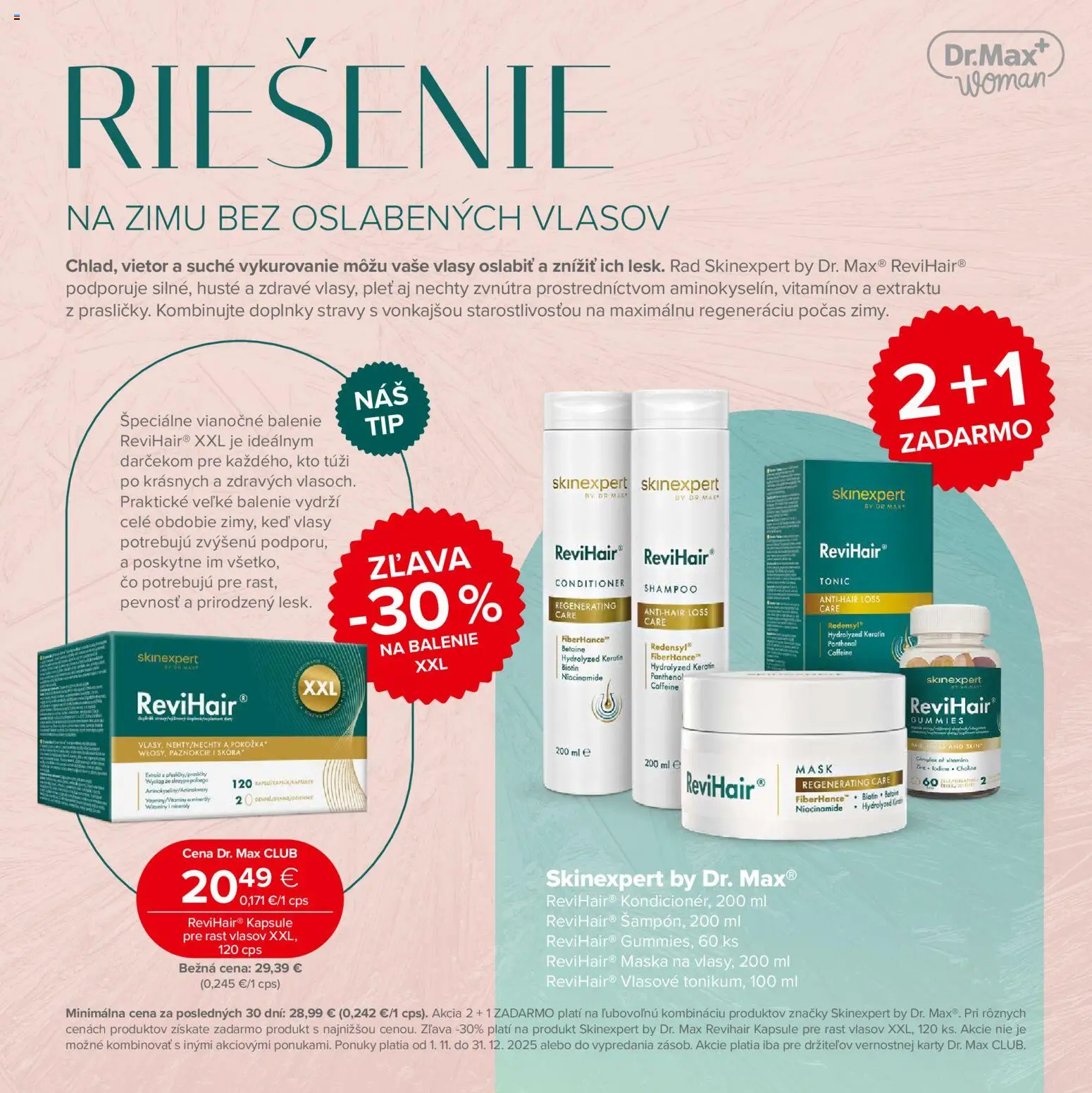 Nové Dr. Max akcie – leták je platný od 07.11.2025 | Strana: 17 | Produkty: Maska