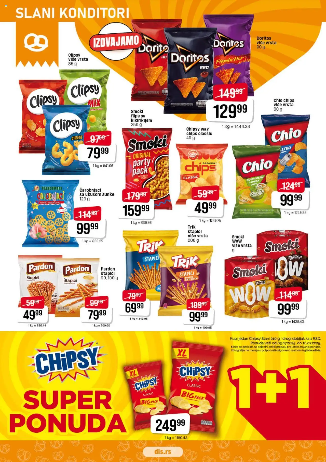 DIS katalog - važi od 03.07.2025 | Strana: 14 | Proizvode: Doritos