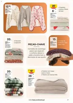 Pré-visualização MANTA PONCHO KASA, MANTA PONCHO KASA REF.: 8415898/ 8415899/8415908 TAUPE/PLANTÓPIA/ CEREJAS válido de 14.10.2025 | Página: 17 | Produtos: Flores