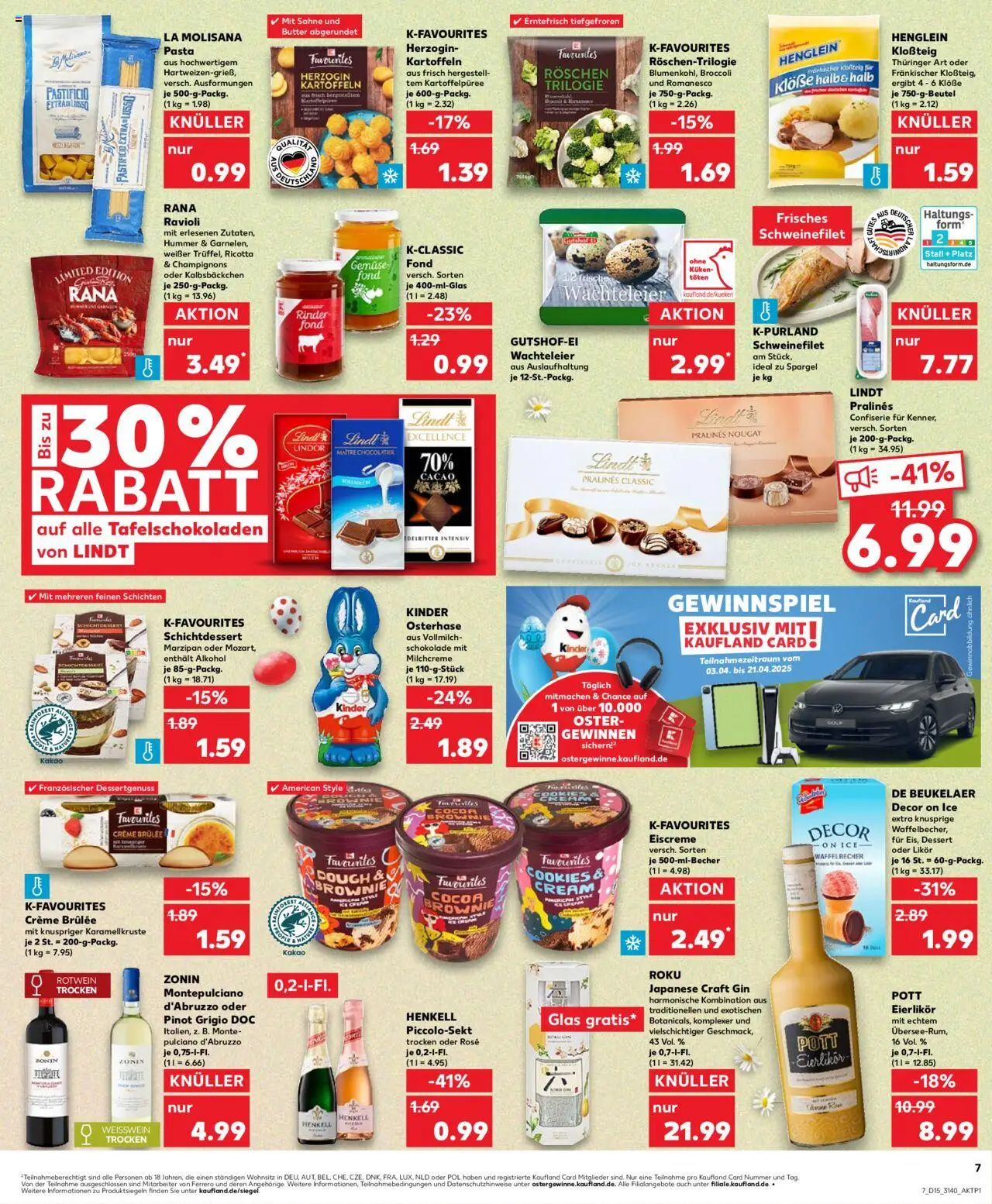 Kaufland - Leipzig-Reudnitz-Thonberg, Dresdner Straße 80 - gültig ab dem 10.04.2025 | Seite: 7 | Produkte: Butter, Weißwein, Rotwein, Spargel